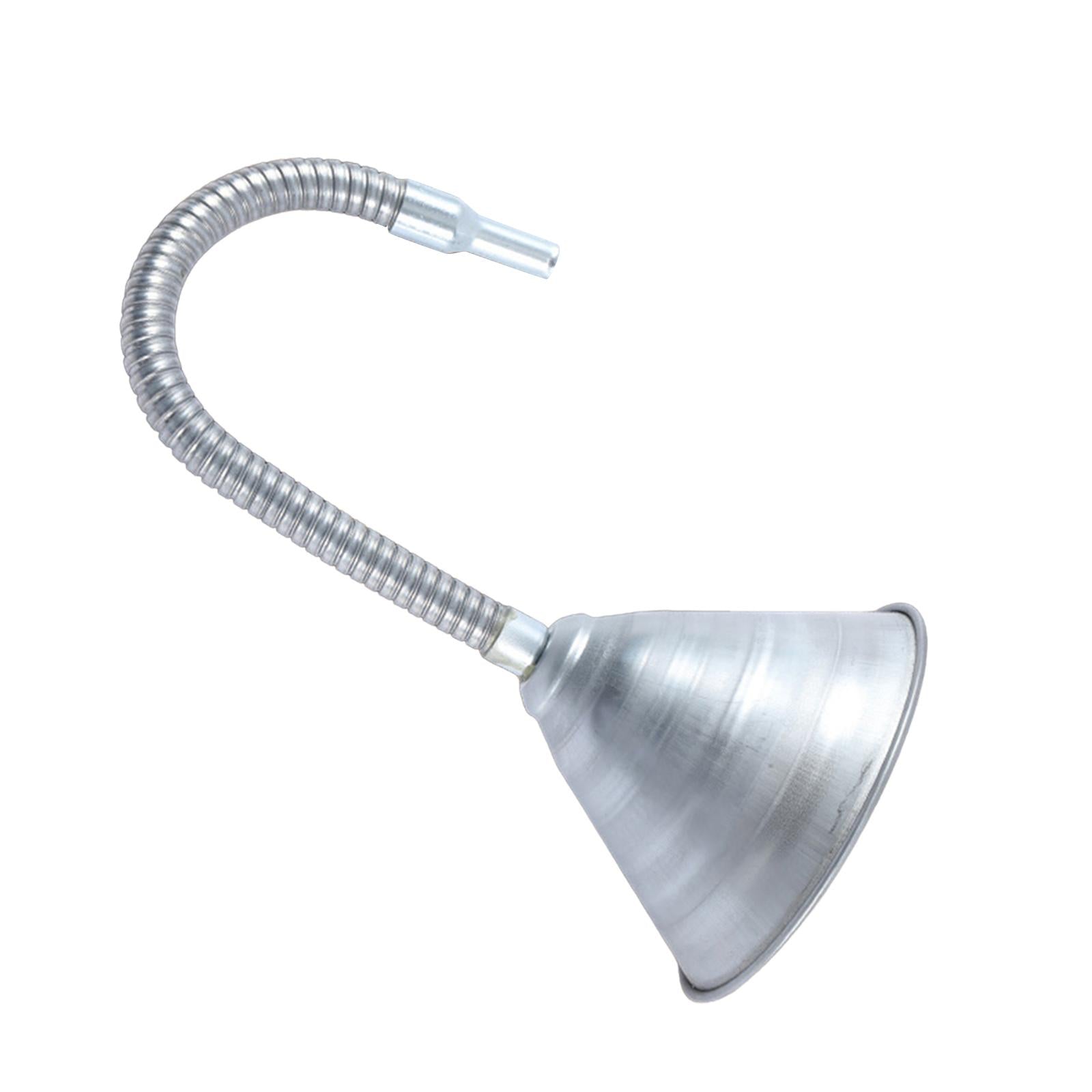 Oil Funnel with Strainer Screen Bendable Spout Funnel for Vehicles Fuel