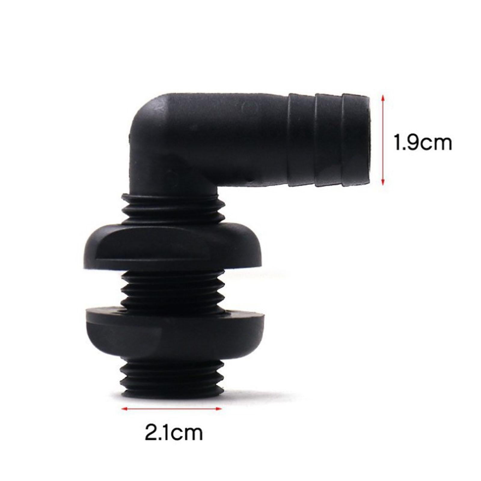 90 Degree thru Hull Connector Fits 3/4 in. Spare Parts for Boat Yachts