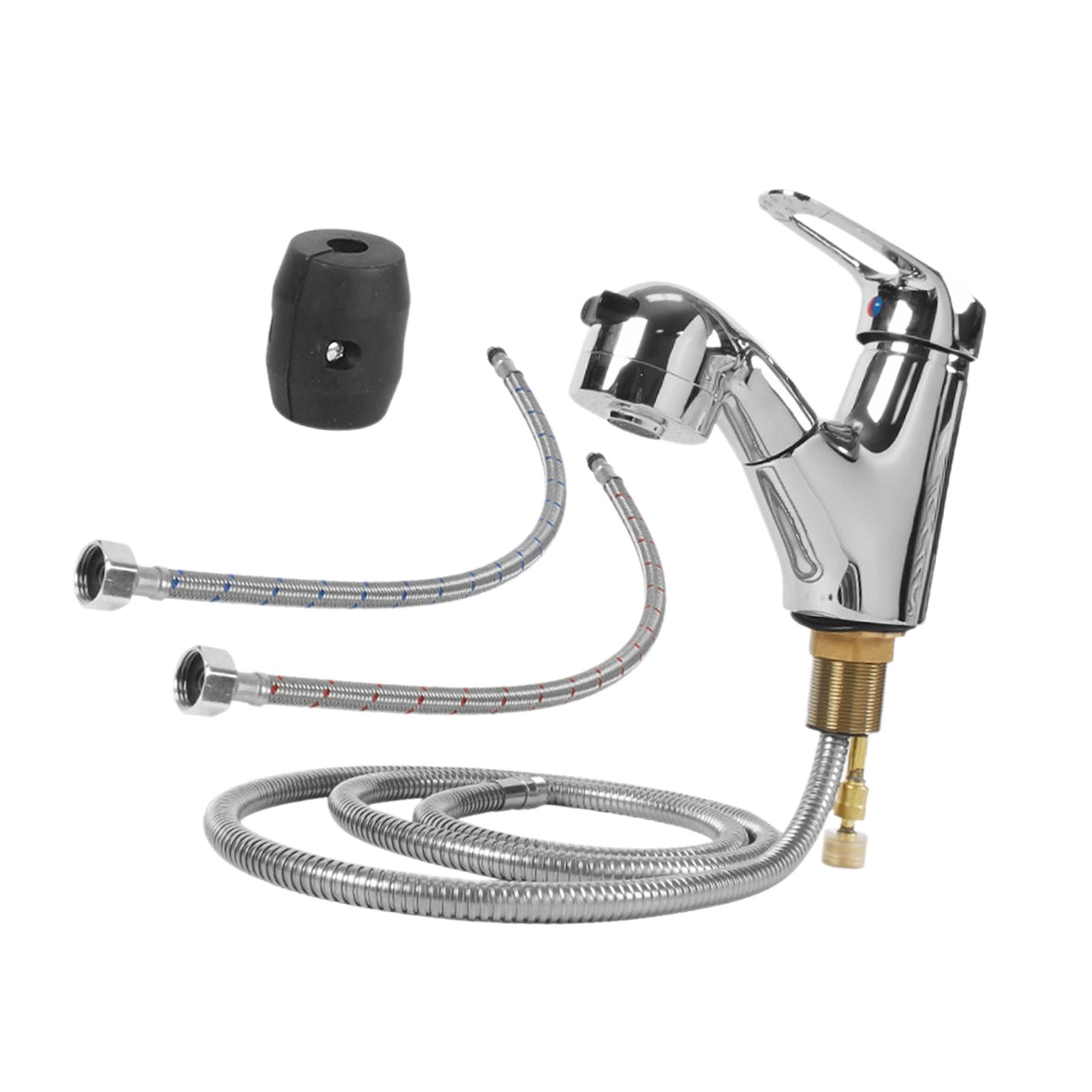 RV Bathroom Faucet Ergonomic Adjustable Water Flow Saving Space Accessory
