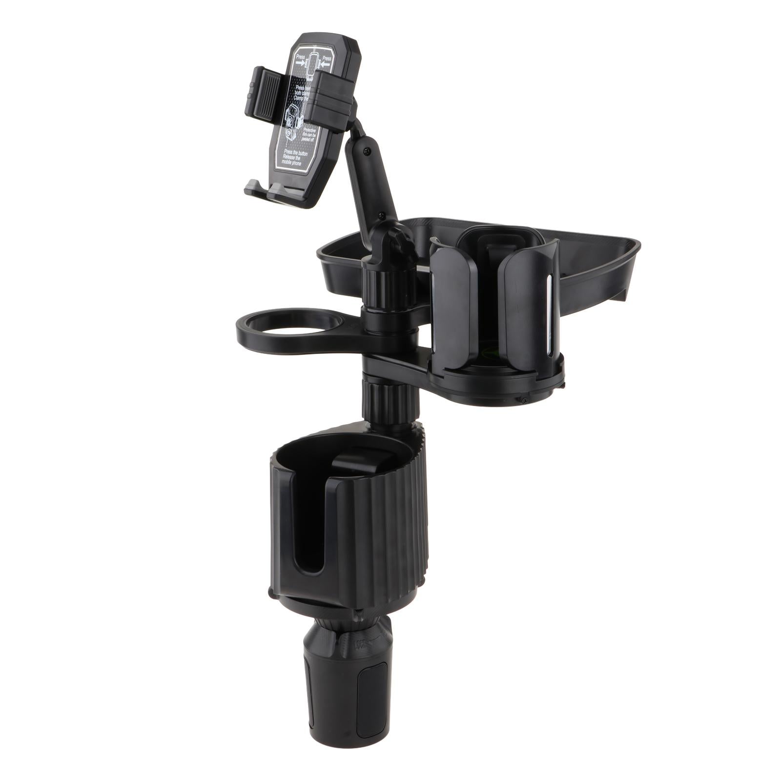 Car Cup Holder Expander Phone Mount Bottle Trucks Kids Adult Food Table Tray