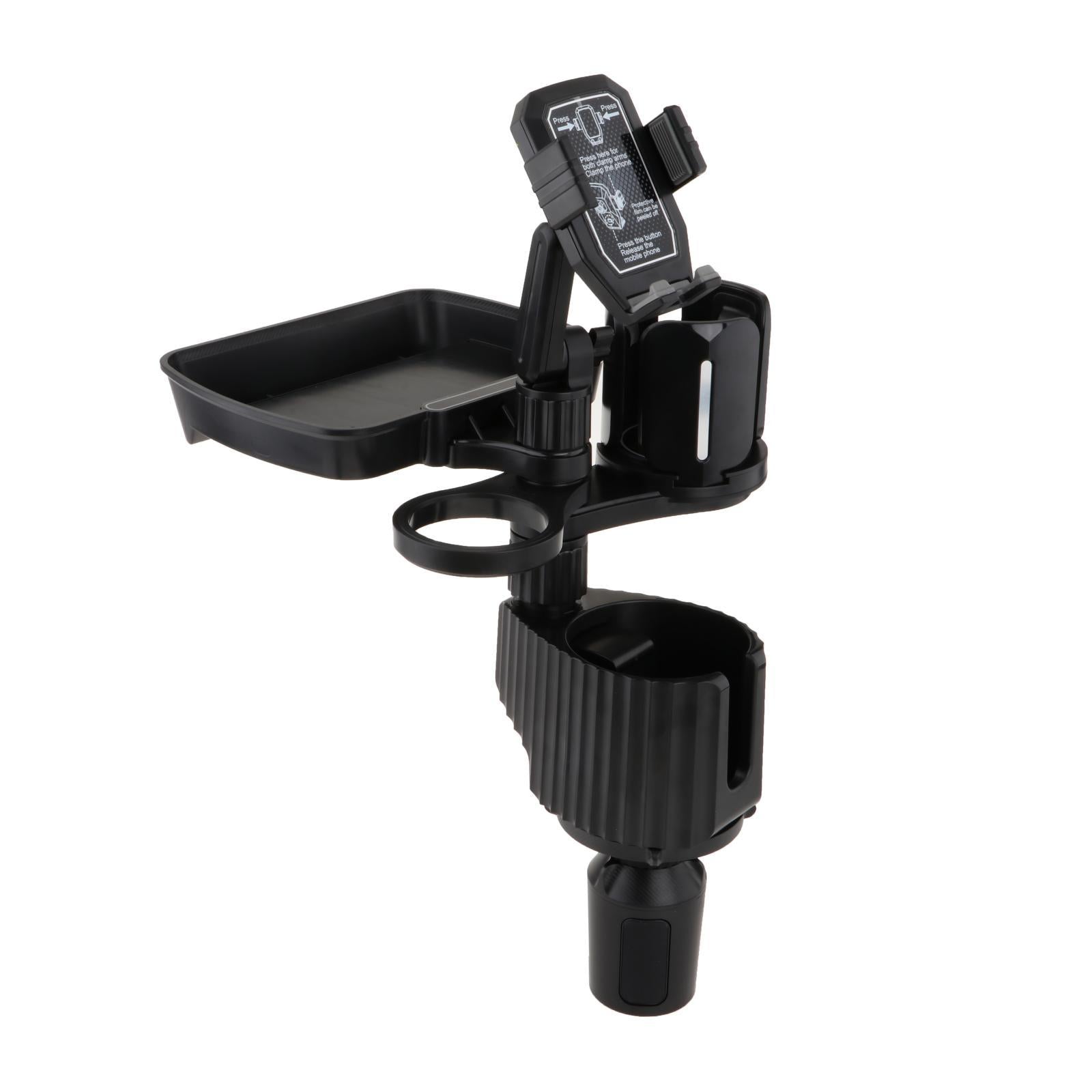 Car Cup Holder Expander Phone Mount Bottle Trucks Kids Adult Food Table Tray