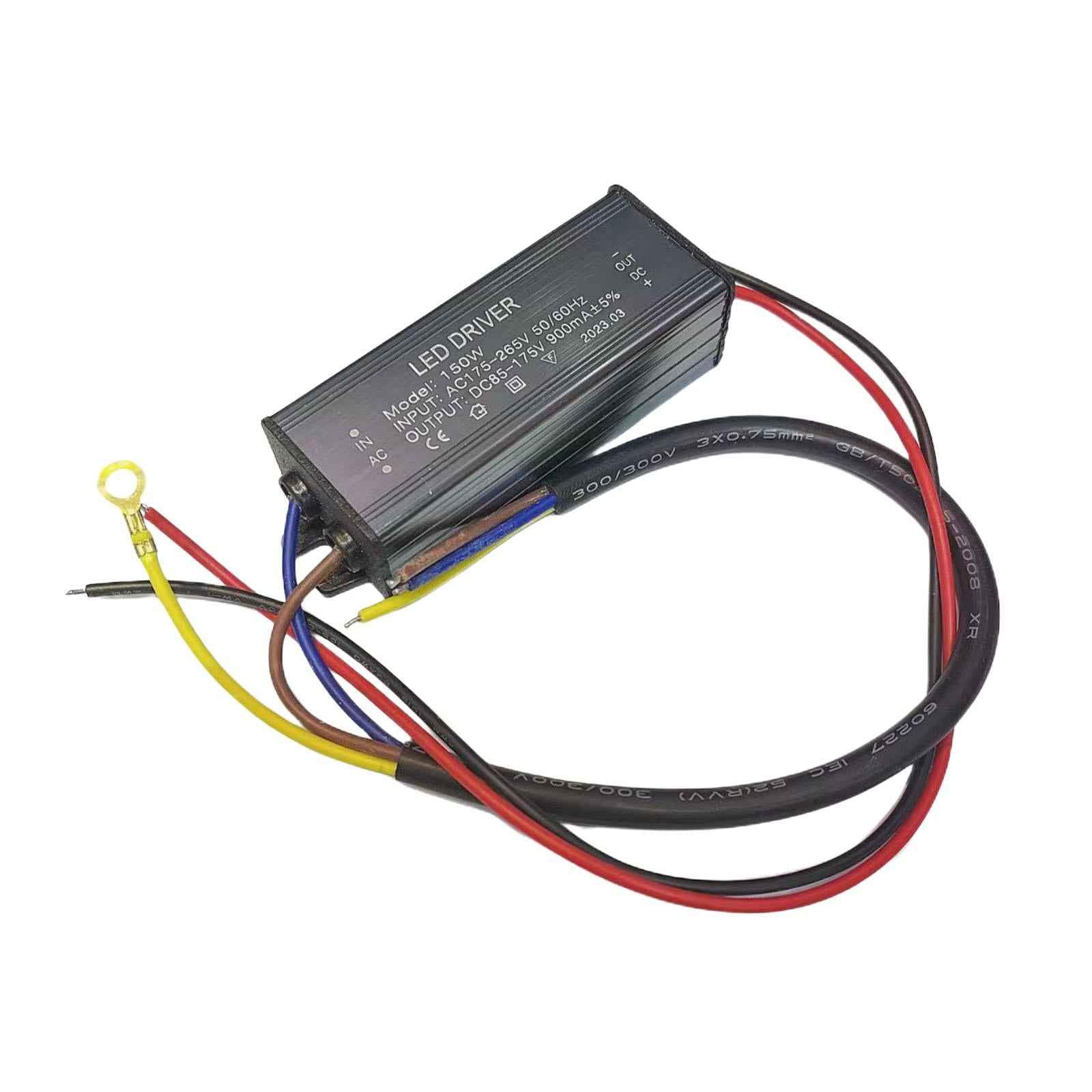 5xWaterproof LED Driver Aluminum for Industrial LED Lighting Applications 150W 900mA