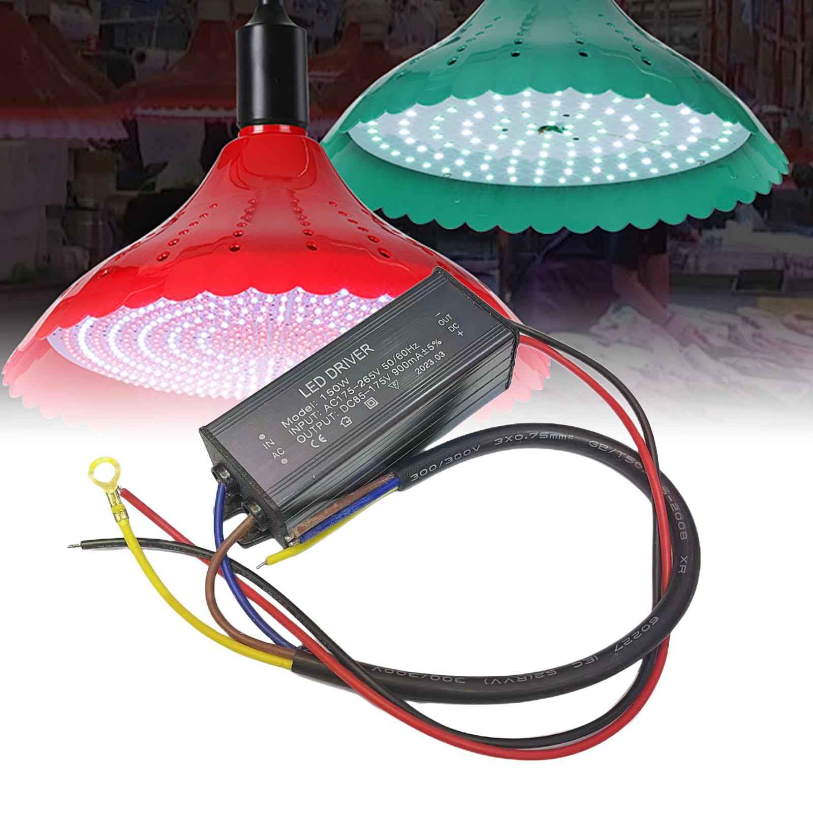 5xWaterproof LED Driver Aluminum for Industrial LED Lighting Applications 150W 900mA