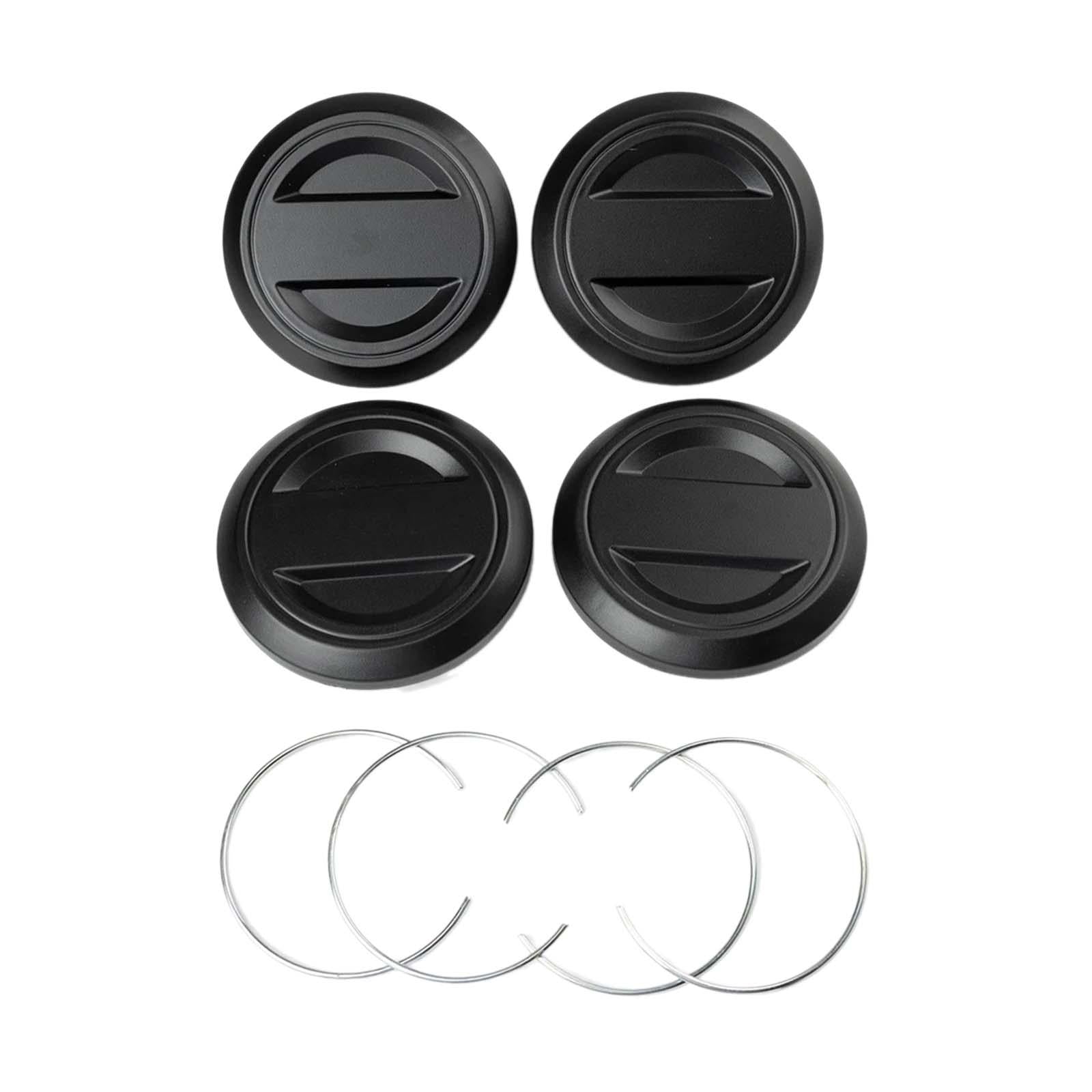 4 Pieces Tire Wheel Hub Cap Center Cover Professional Parts for Polaris