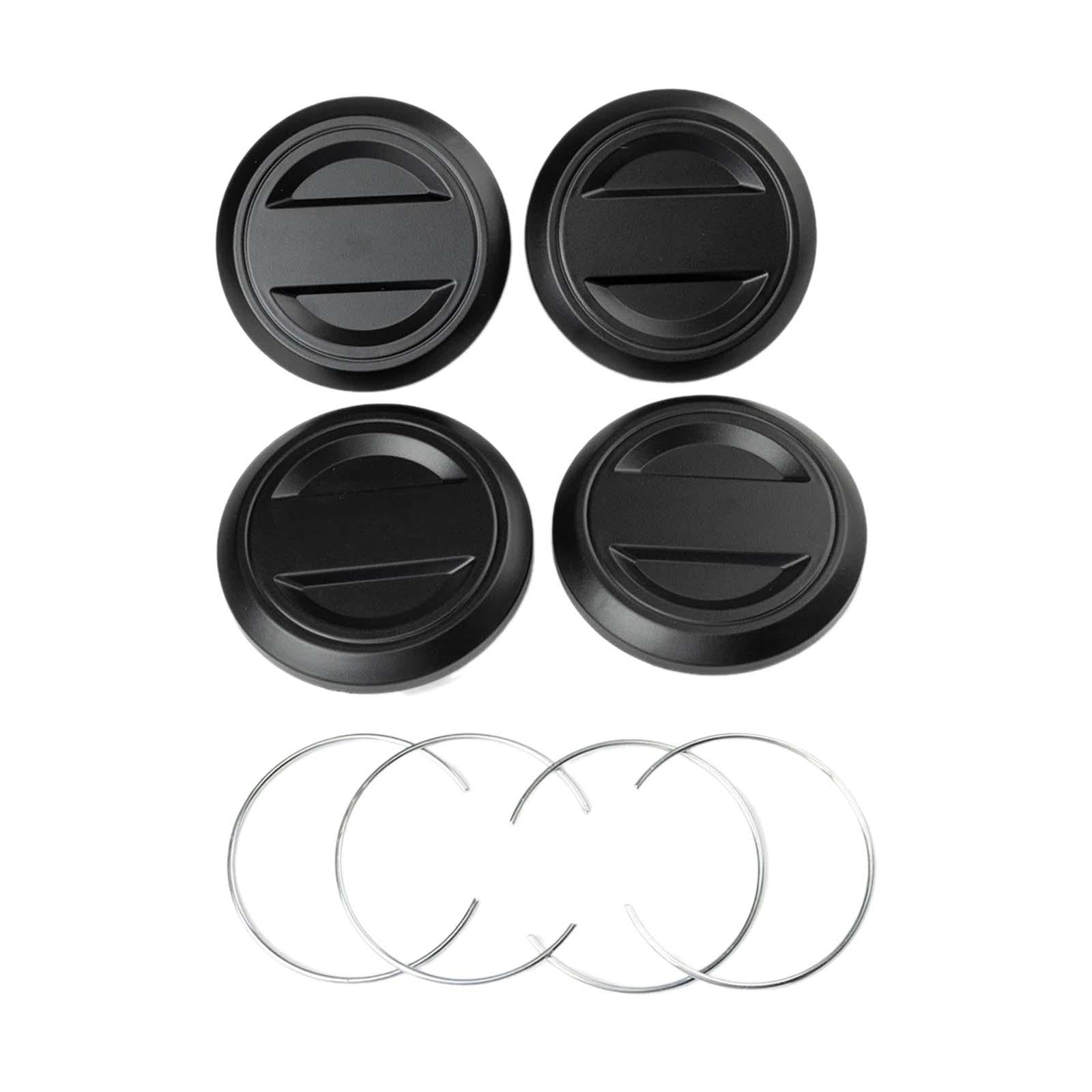 4 Pieces Tire Wheel Hub Cap Center Cover Professional Parts for Polaris