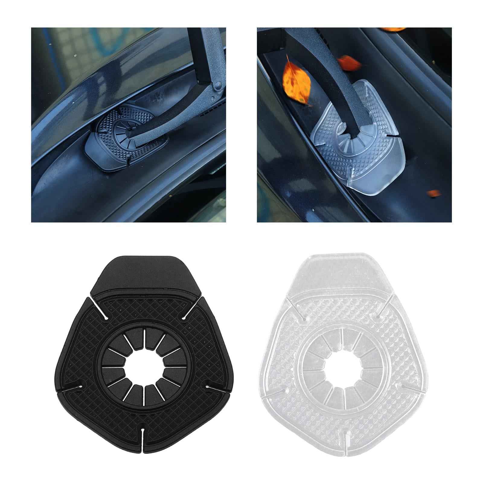 Generic Wiper Hole Pad Prevent Leaves Sturdy for Auto Trucks Automotive black