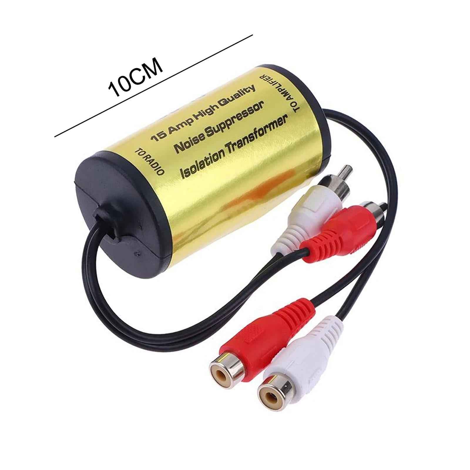 Generic RCA Audio Noise Filter Replaces for Radio Home Stereo Amplifier