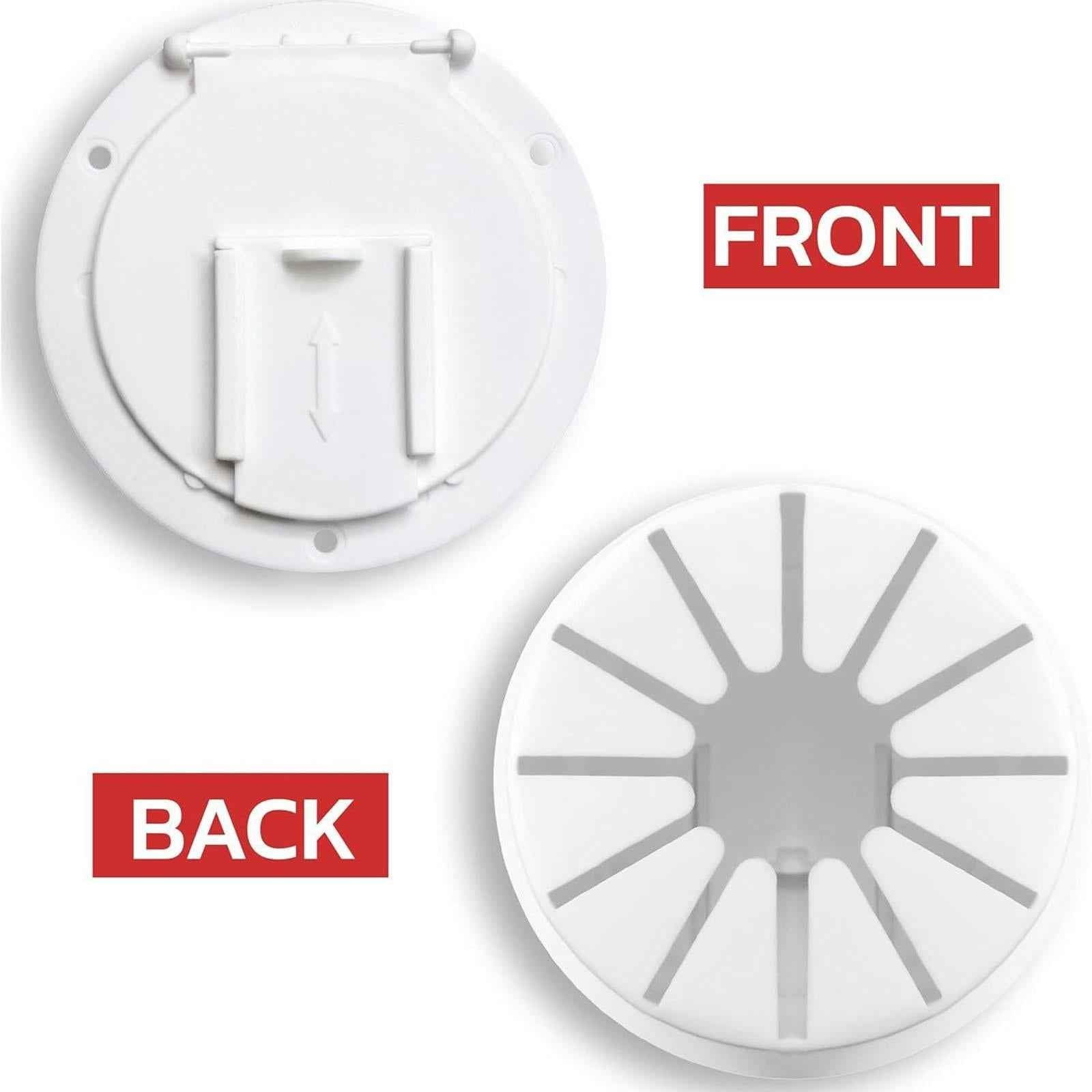 Generic Electrical Cable Hatch High Performance Round Power Cord Hatch Cover White