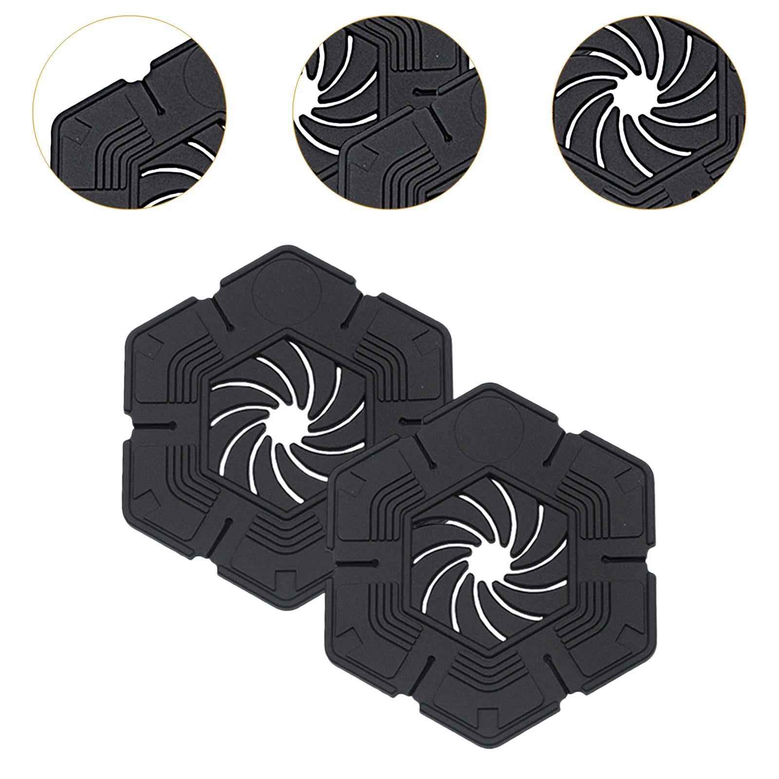 2 Pieces Generic Wiper Arm Hole Protective Covers Easy to Install Wiper Pads