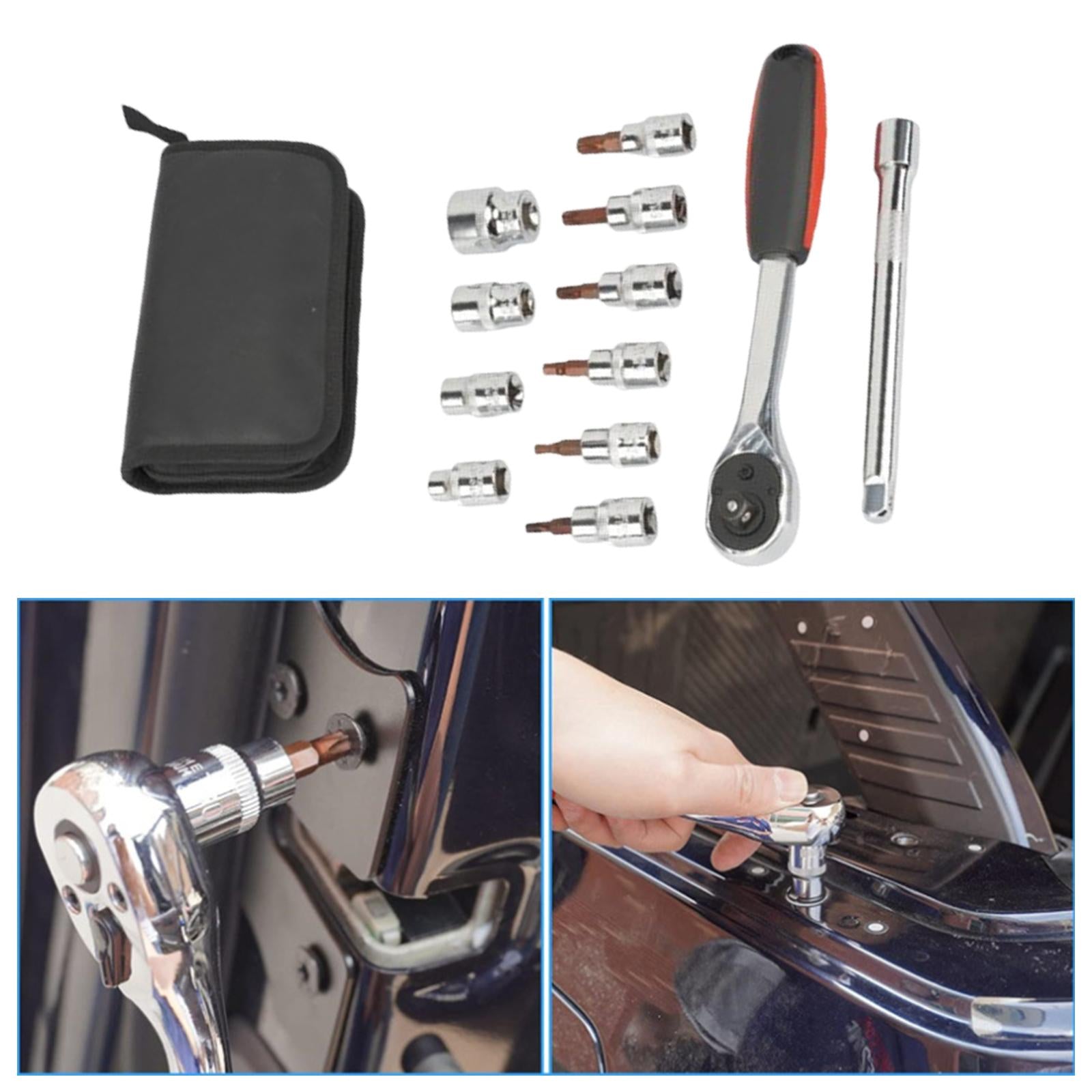 Drive Socket Ratchet Wrench Set Portable Door Remover for Jeep Wrangler