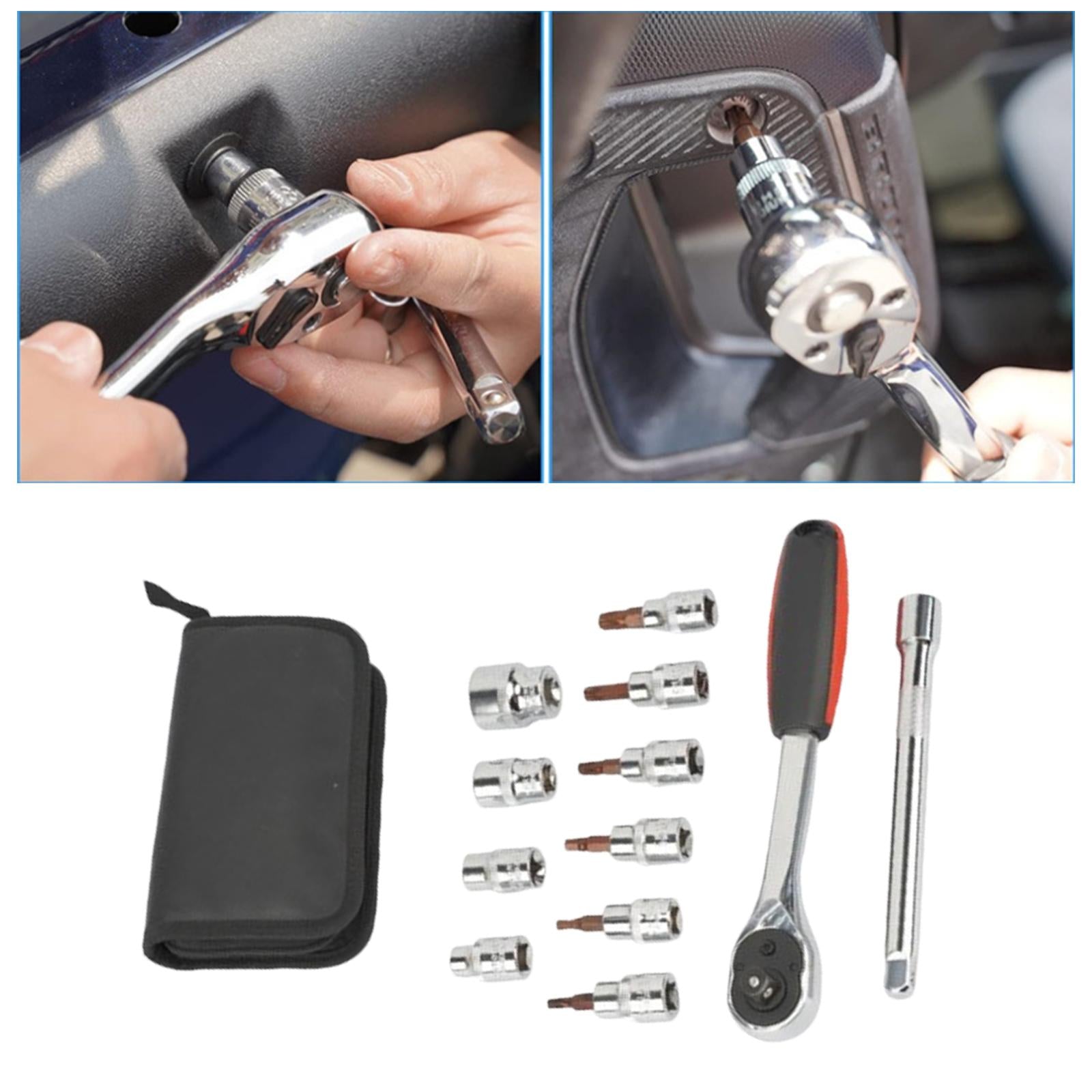 Drive Socket Ratchet Wrench Set Portable Door Remover for Jeep Wrangler