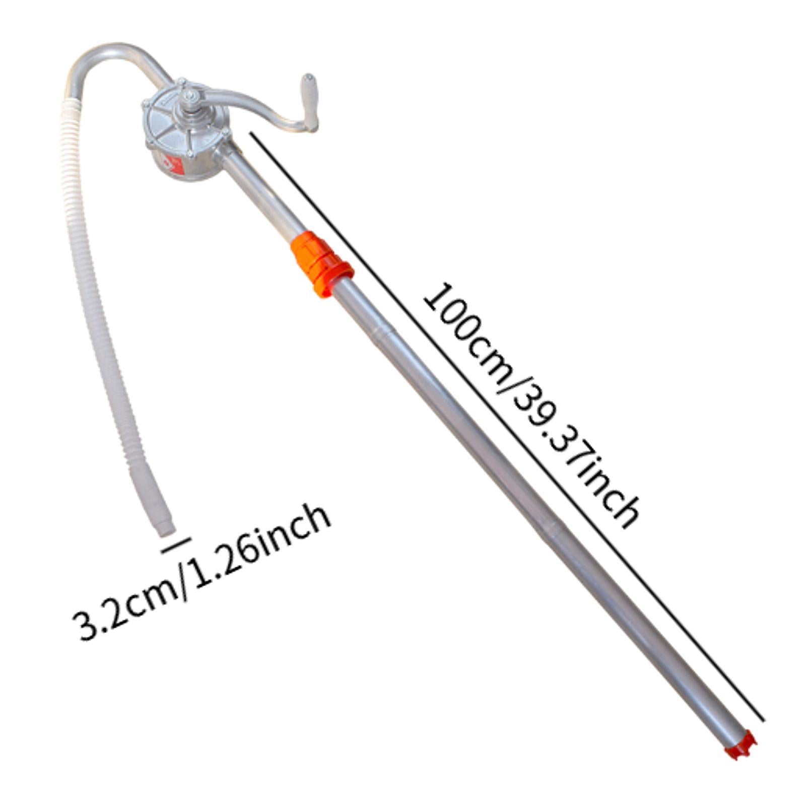 Hand Oil Transfer Pump Portable High Performance Sturdy Accessories Aluminum Diameter 32 mm