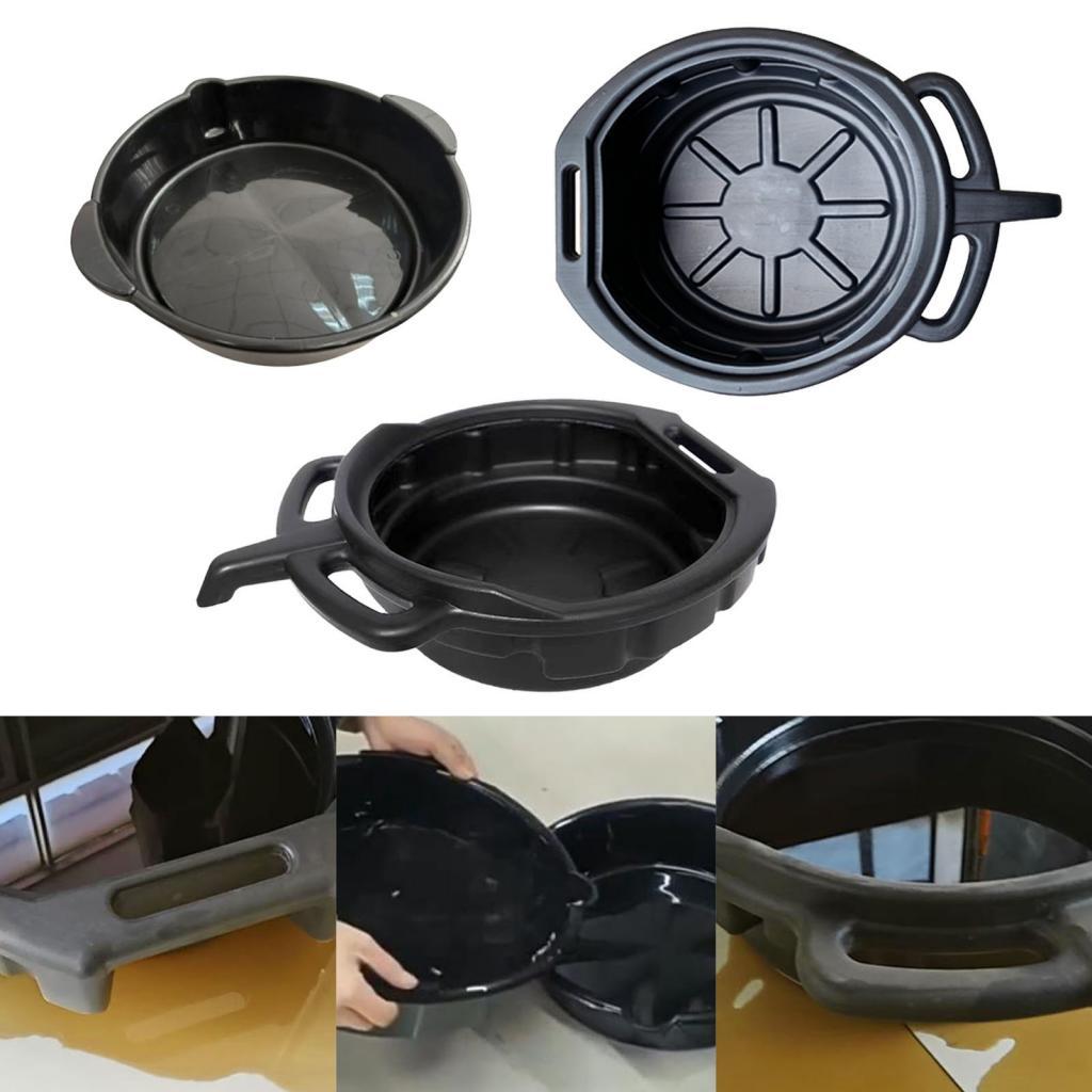 Oil Change Drain Pan Cleaning for Cars and Motorcycles Auto Repair Tool 6L