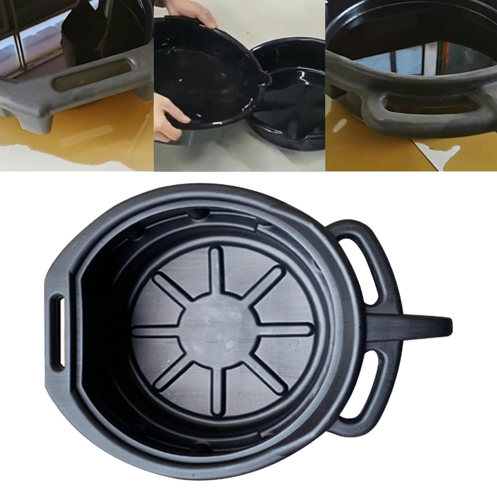 Oil Change Drain Pan Cleaning for Cars and Motorcycles Auto Repair Tool 8L