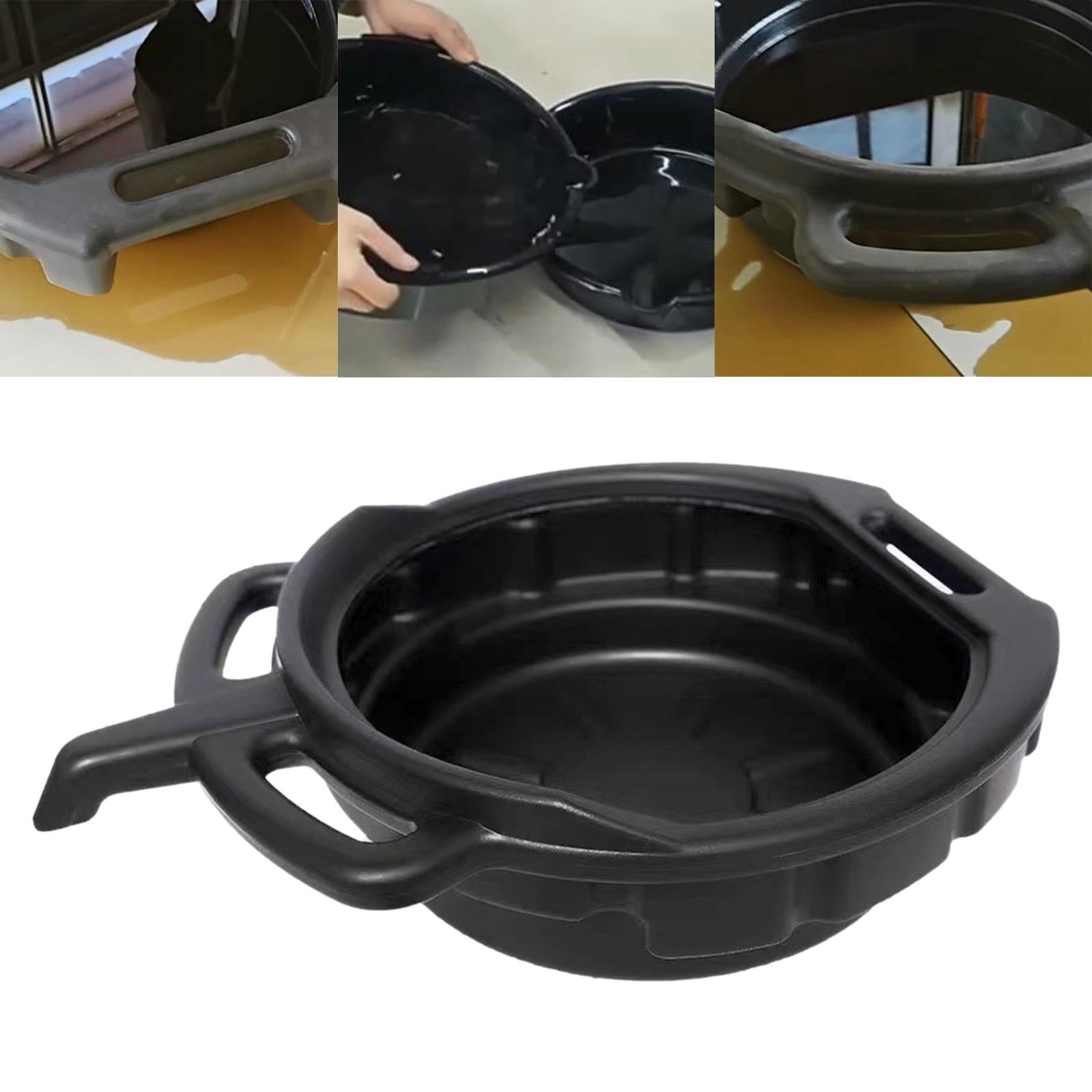 Oil Change Drain Pan Cleaning for Cars and Motorcycles Auto Repair Tool 10L