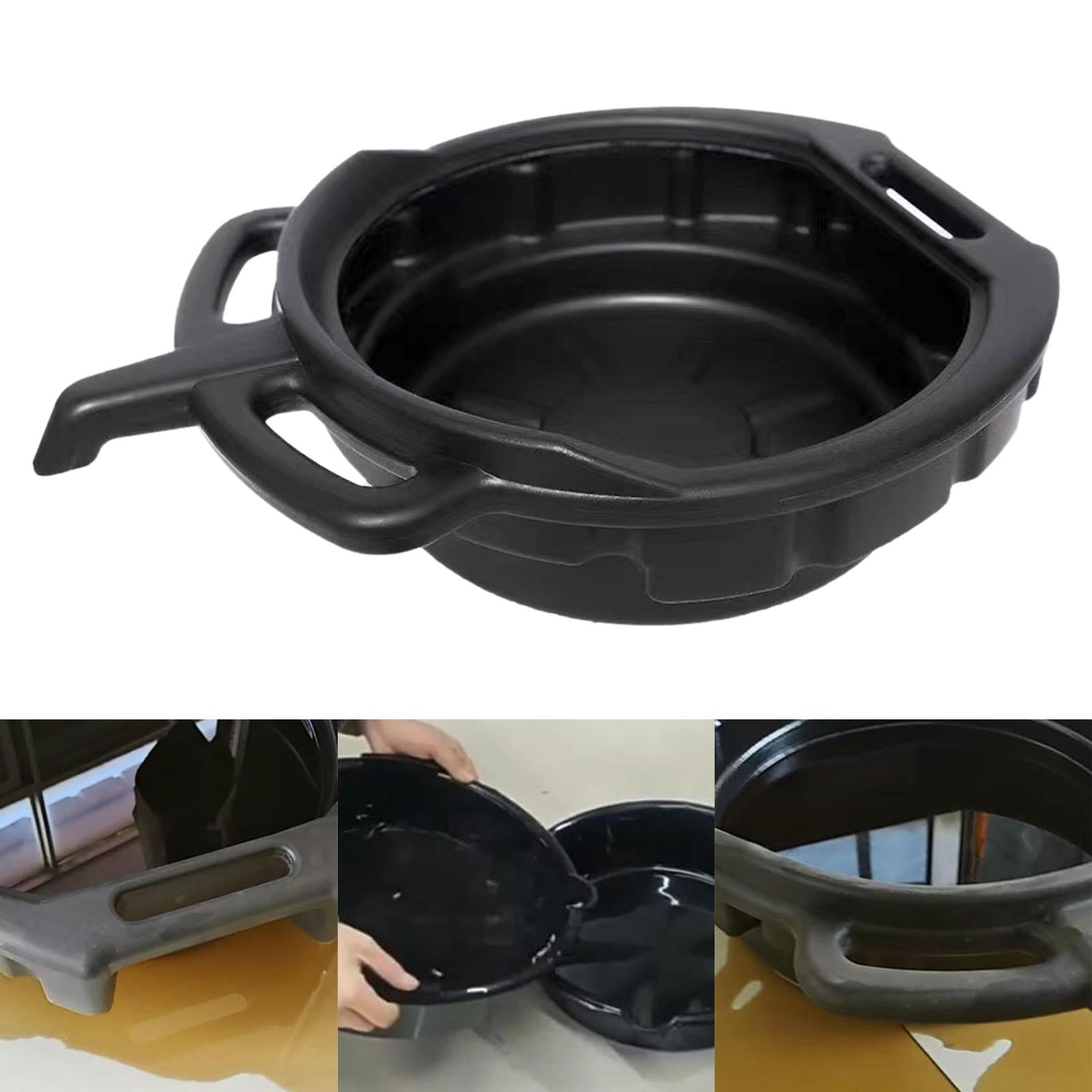 Oil Change Drain Pan Cleaning for Cars and Motorcycles Auto Repair Tool 10L