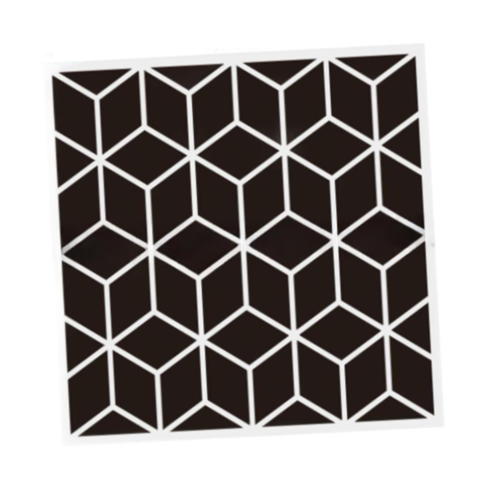 Motorcycle Helmet Sticker for Cycling at Night Lightweight Black Decals