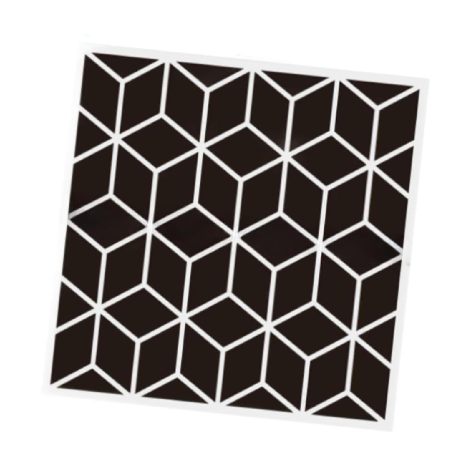 Motorcycle Helmet Sticker for Cycling at Night Lightweight Black Decals
