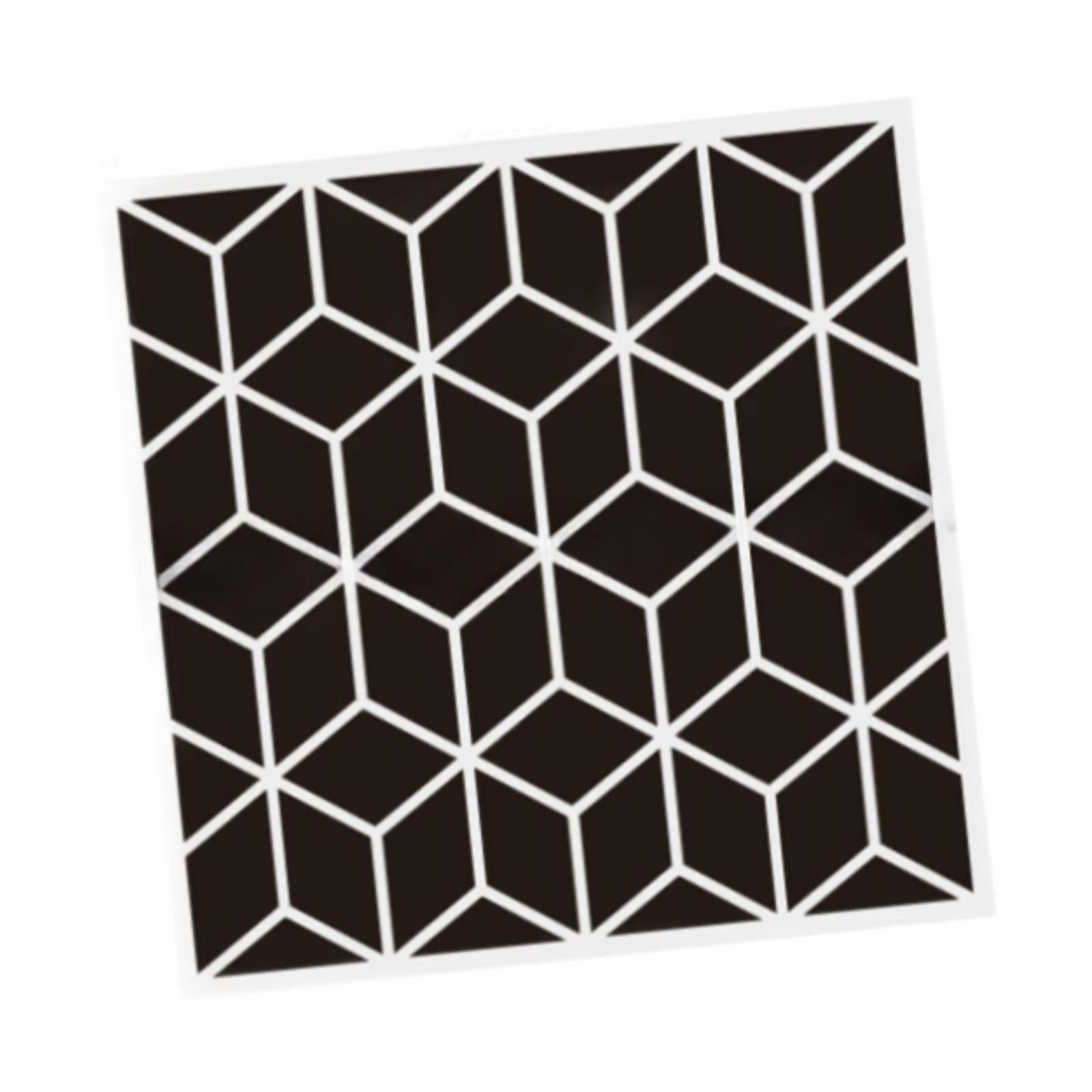 Motorcycle Helmet Sticker for Cycling at Night Lightweight Black Decals