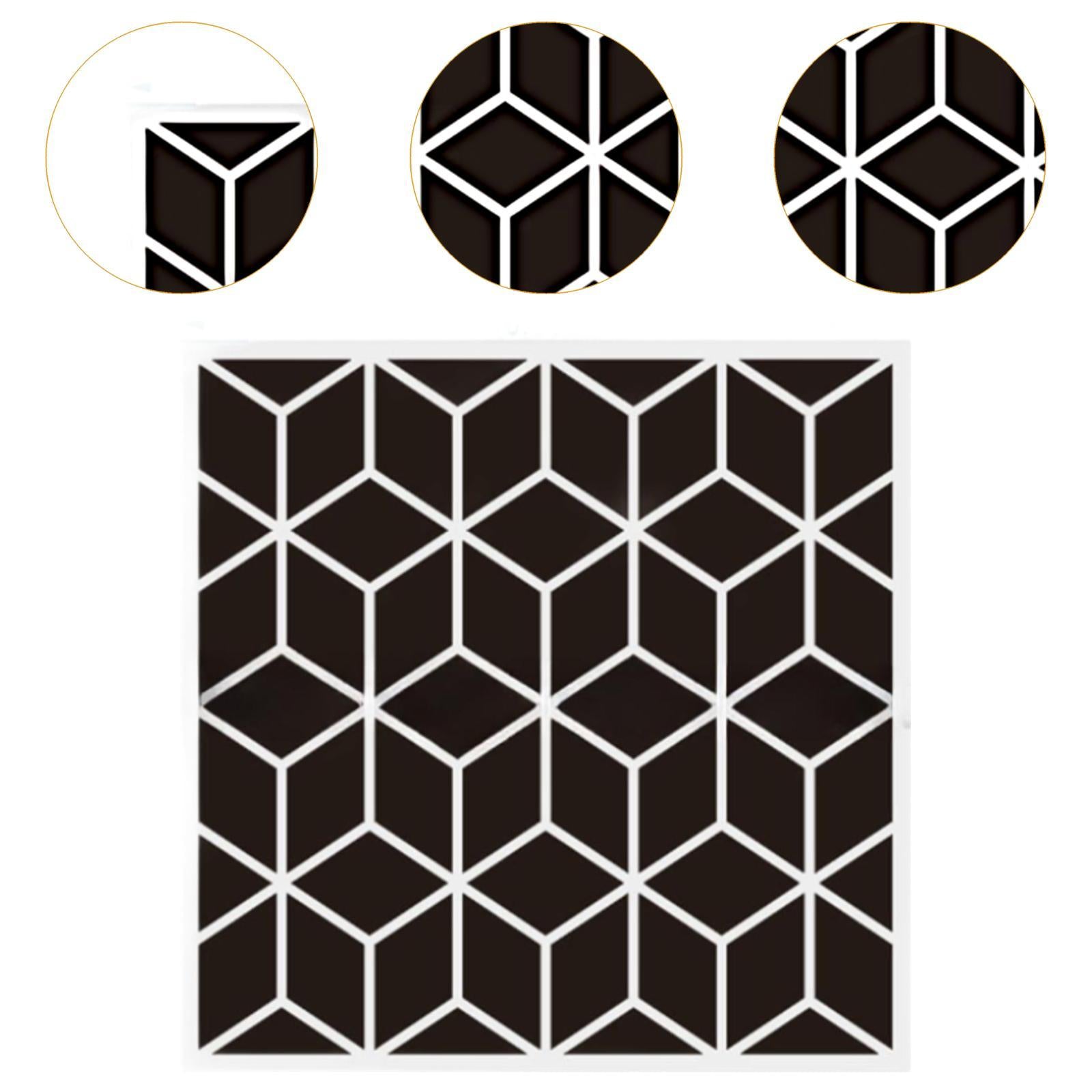 Motorcycle Helmet Sticker for Cycling at Night Lightweight Black Decals