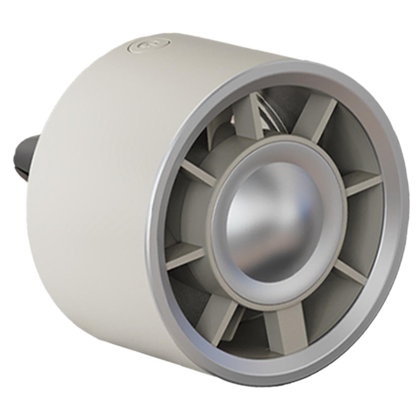 Generic USB Cooling Fan with LED Light Adjustable for Daily Life RV SUV Khaki