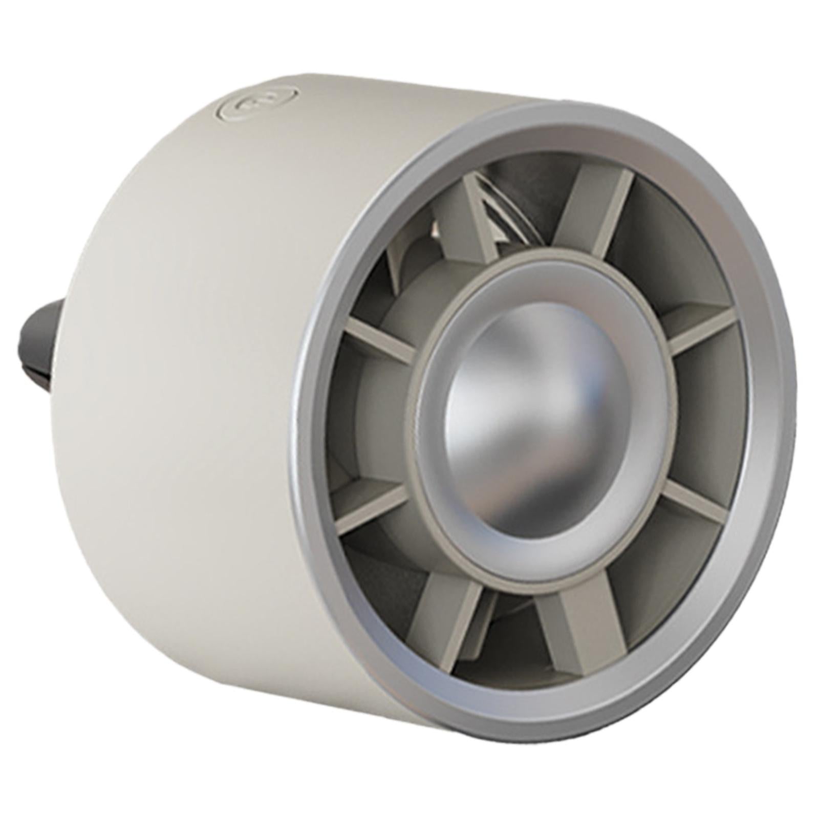 Generic USB Cooling Fan with LED Light Adjustable for Daily Life RV SUV Khaki