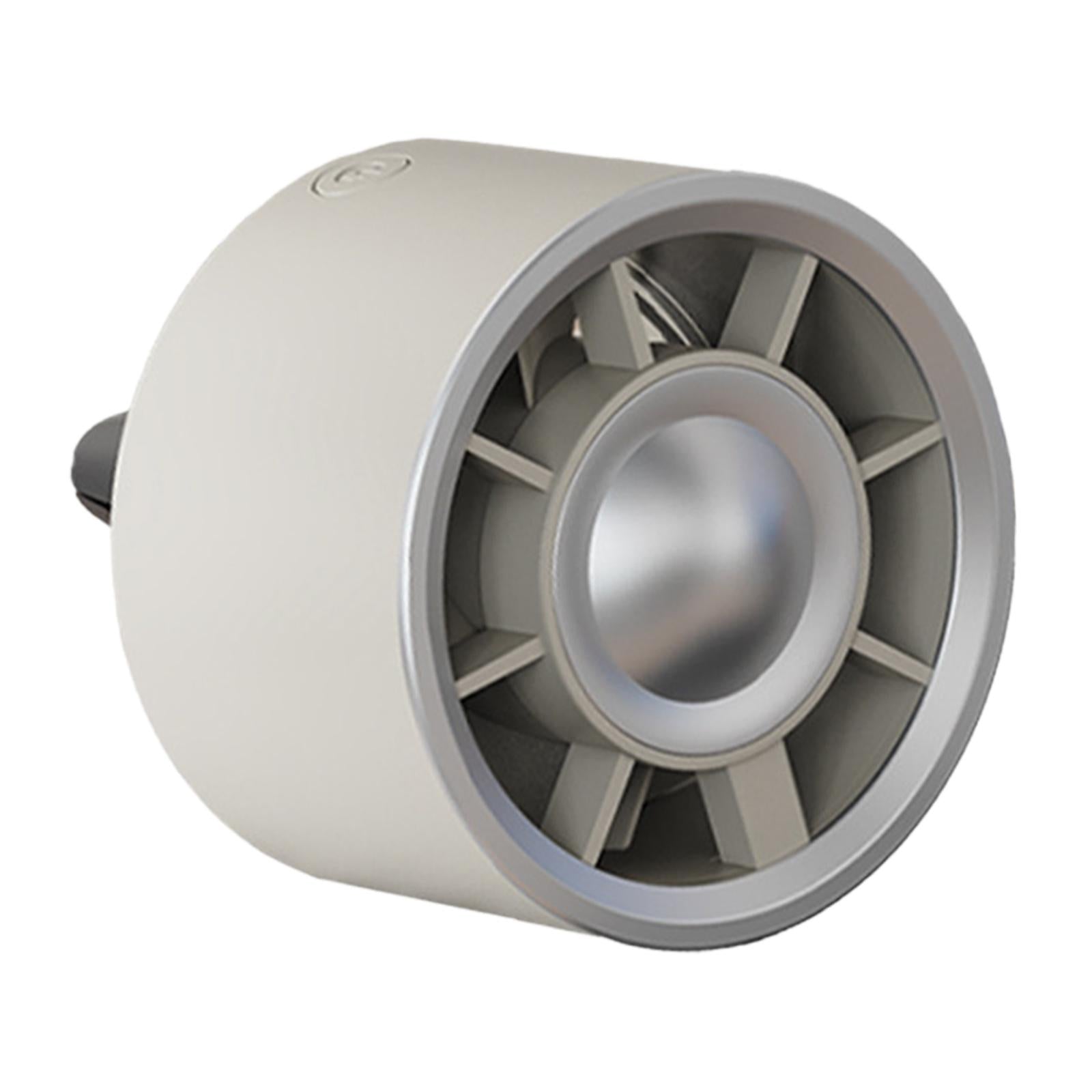 Generic USB Cooling Fan with LED Light Adjustable for Daily Life RV SUV Khaki