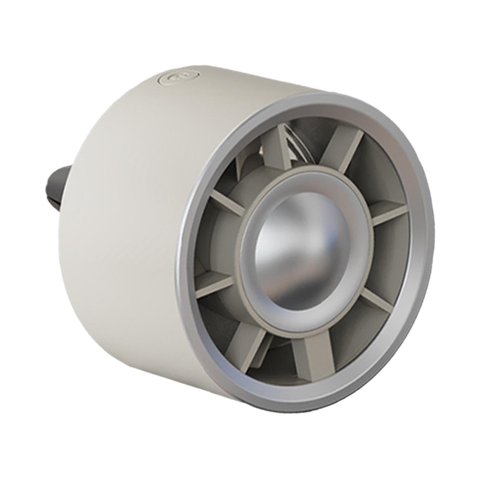 Generic USB Cooling Fan with LED Light Adjustable for Daily Life RV SUV Khaki
