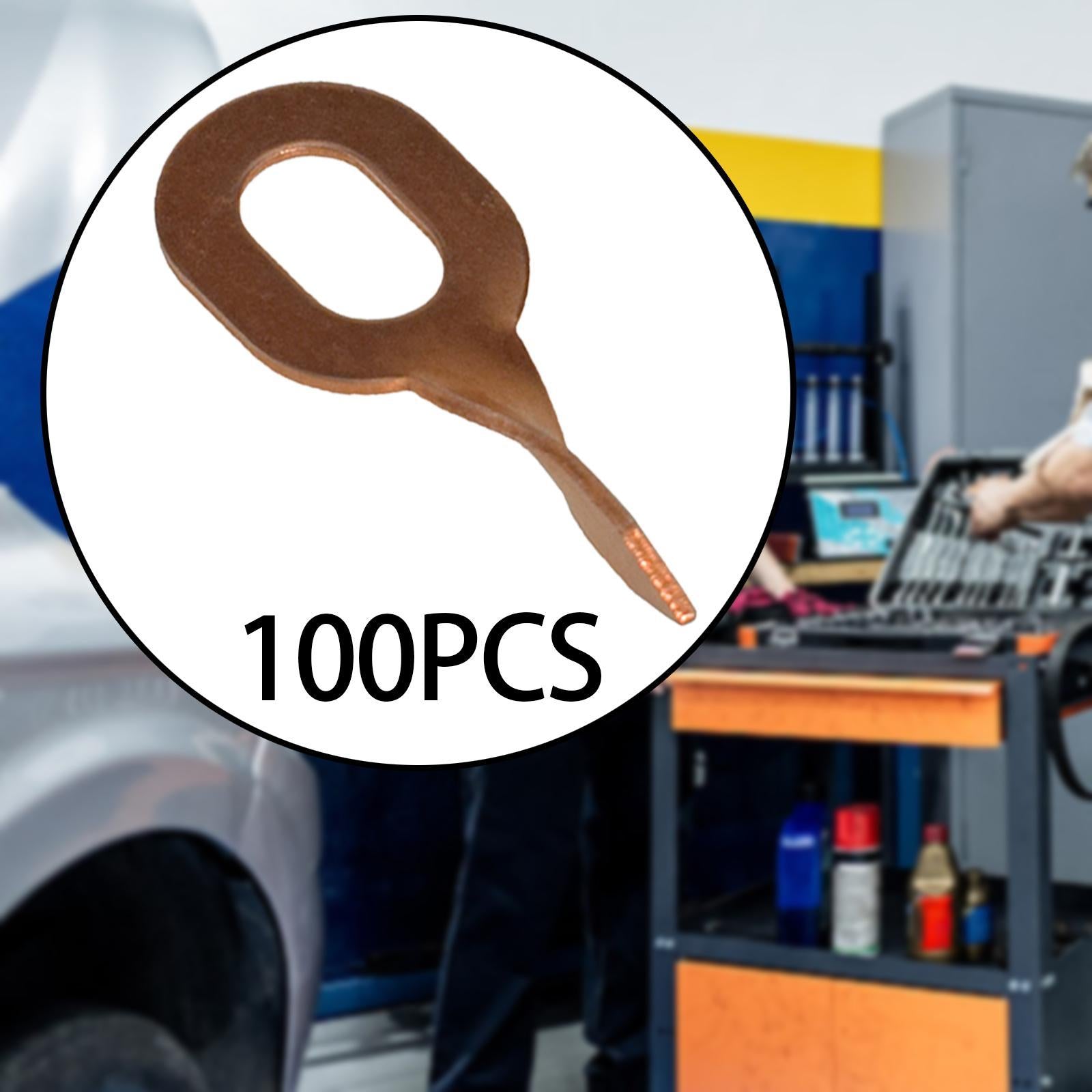 100x Dent Puller Rings Truck Sheet Metal Equipment Vehicle Spiral Ot Washers