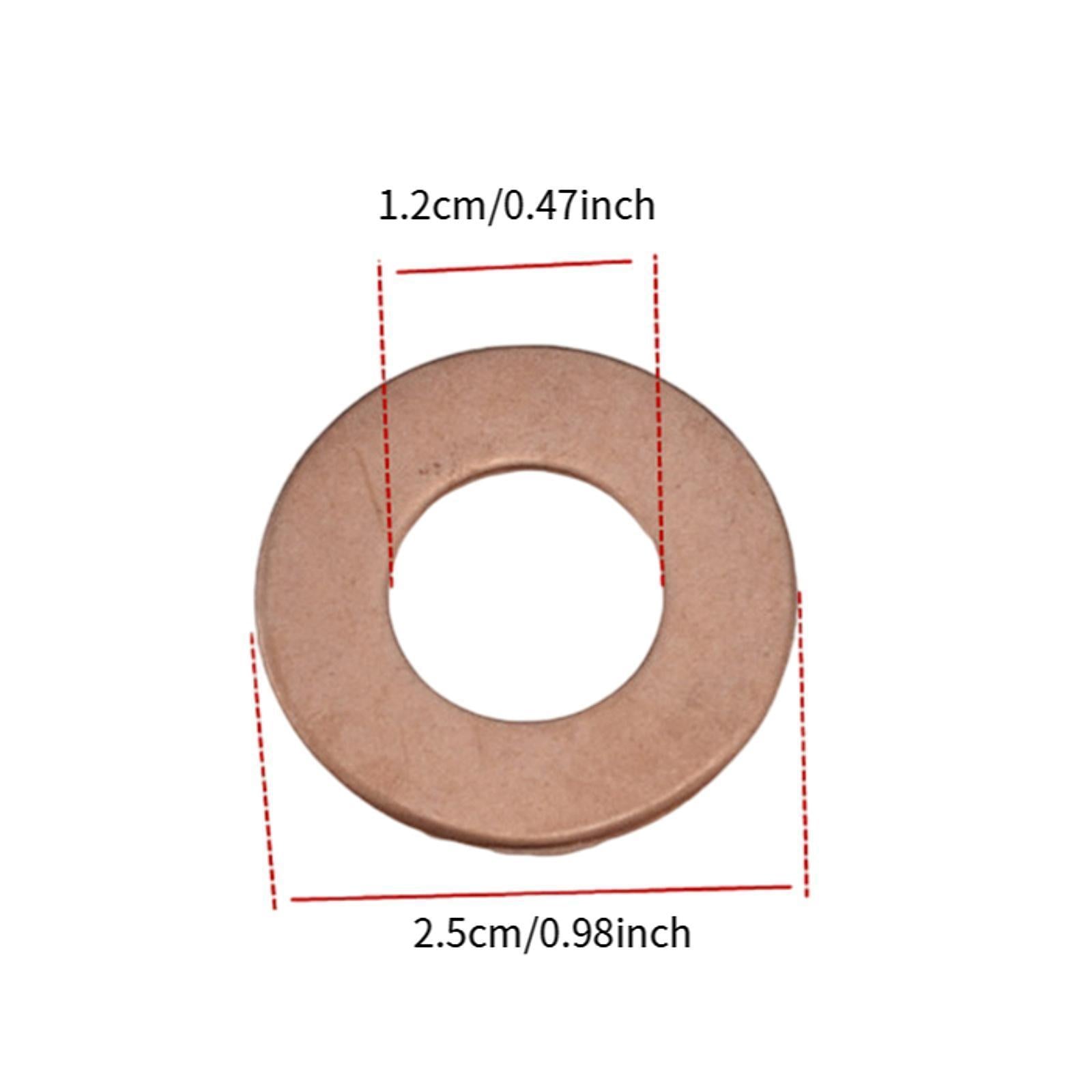 100Pcs Round Washers Spot Welding Machine Auto Consumables Dent Puller Rings