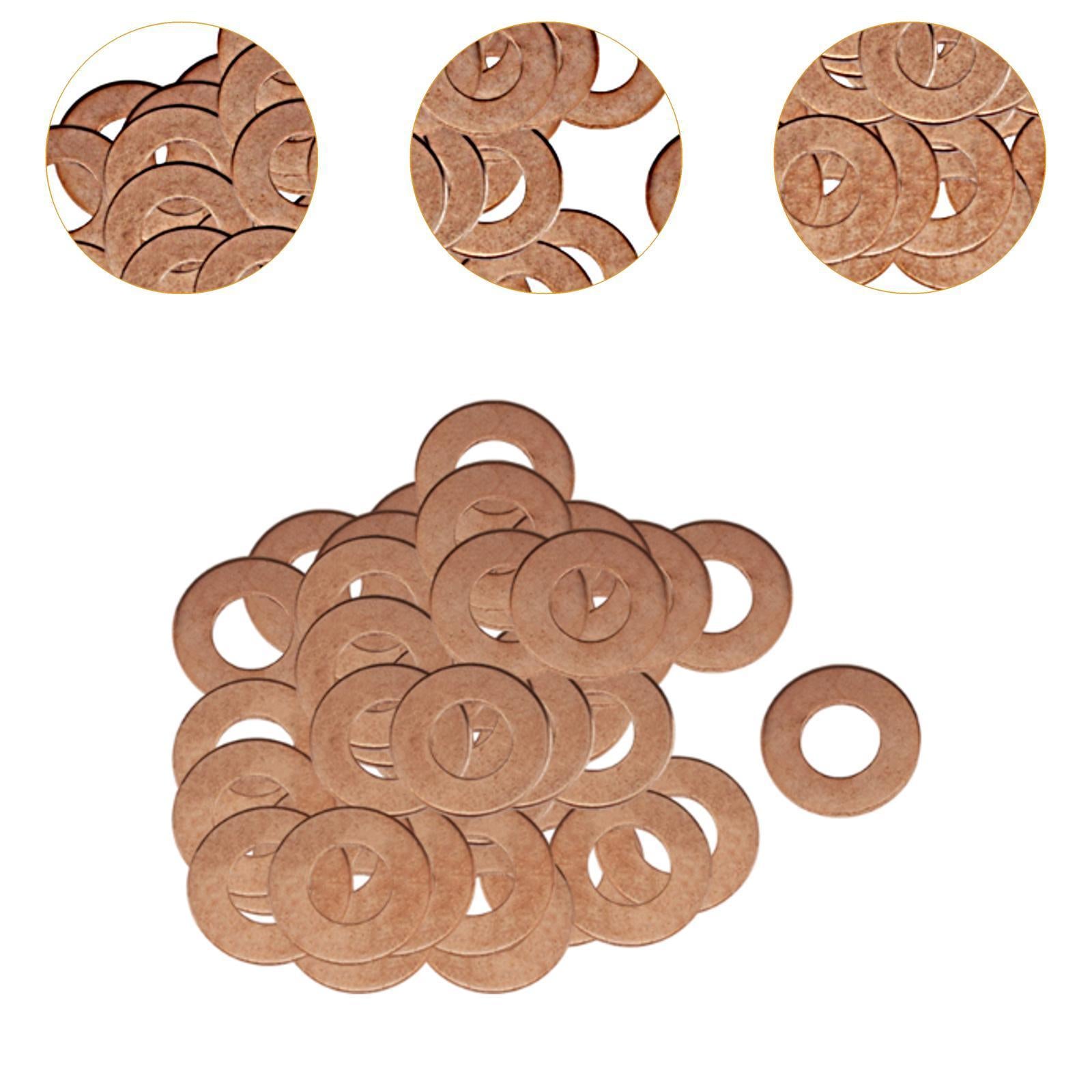 100Pcs Round Washers Spot Welding Machine Auto Consumables Dent Puller Rings