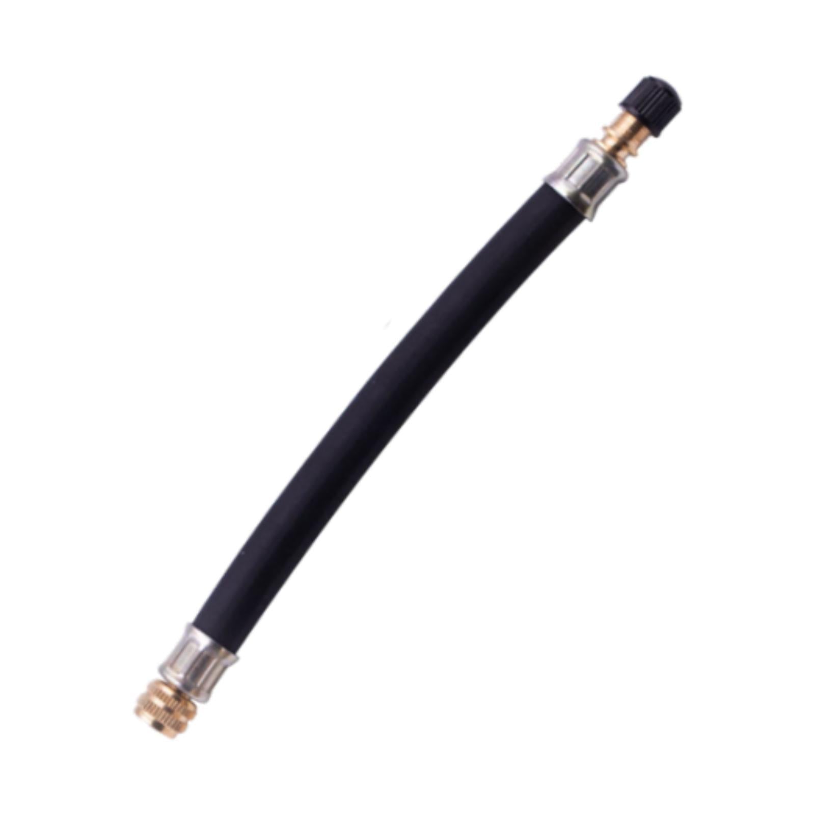 Tire Valve Extension Adapter for Bicycles Portable Air Compressor Bikes 210mm rubber sleeve