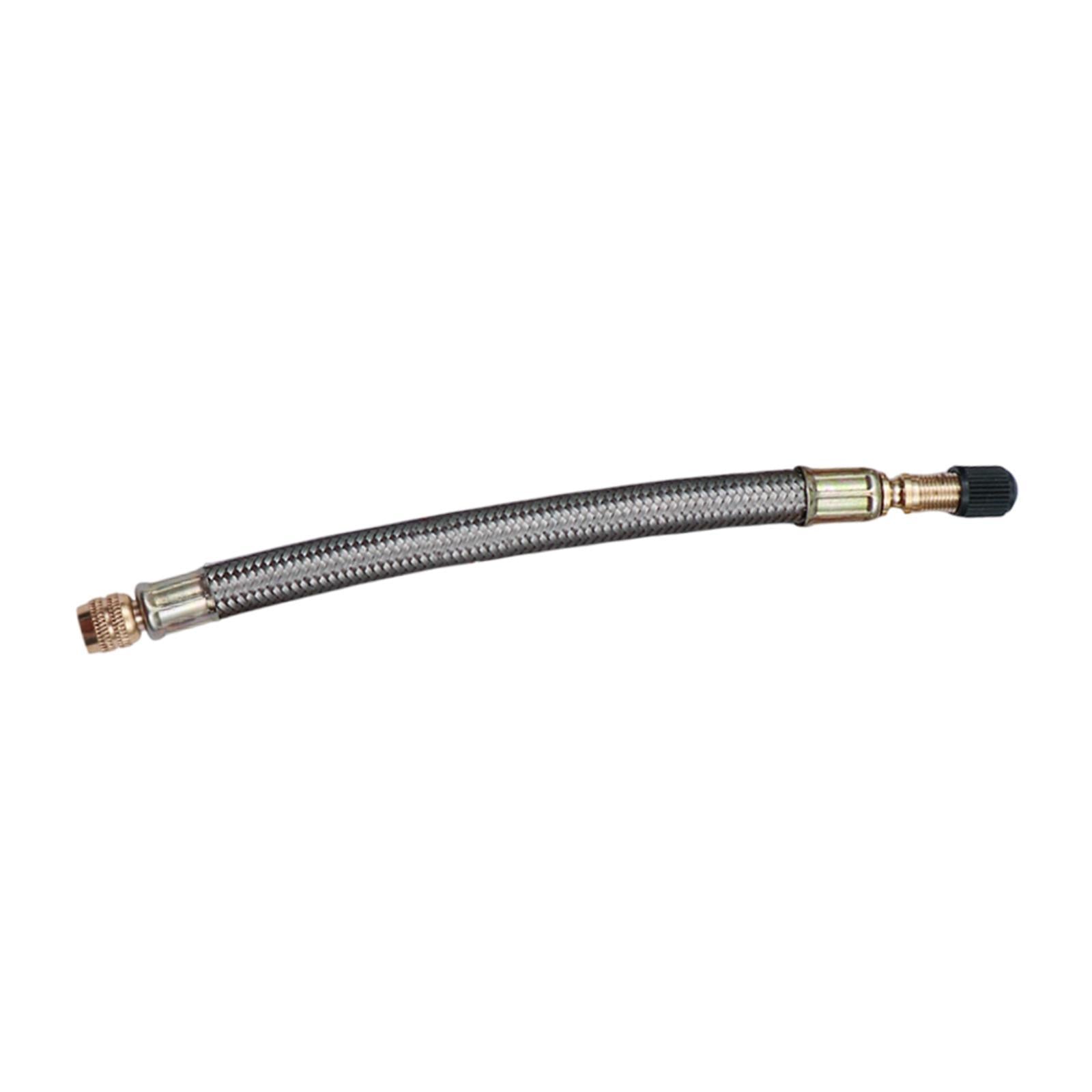 Tire Valve Extension Adapter for Bicycles Portable Air Compressor Bikes 180mm metal sleeve