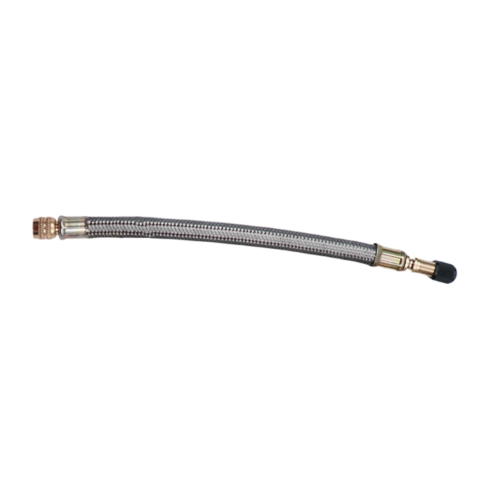 Tire Valve Extension Adapter for Bicycles Portable Air Compressor Bikes 210mm metal sleeve