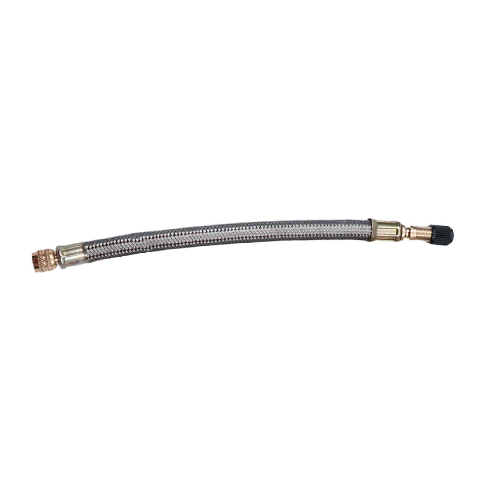 Tire Valve Extension Adapter for Bicycles Portable Air Compressor Bikes 210mm metal sleeve