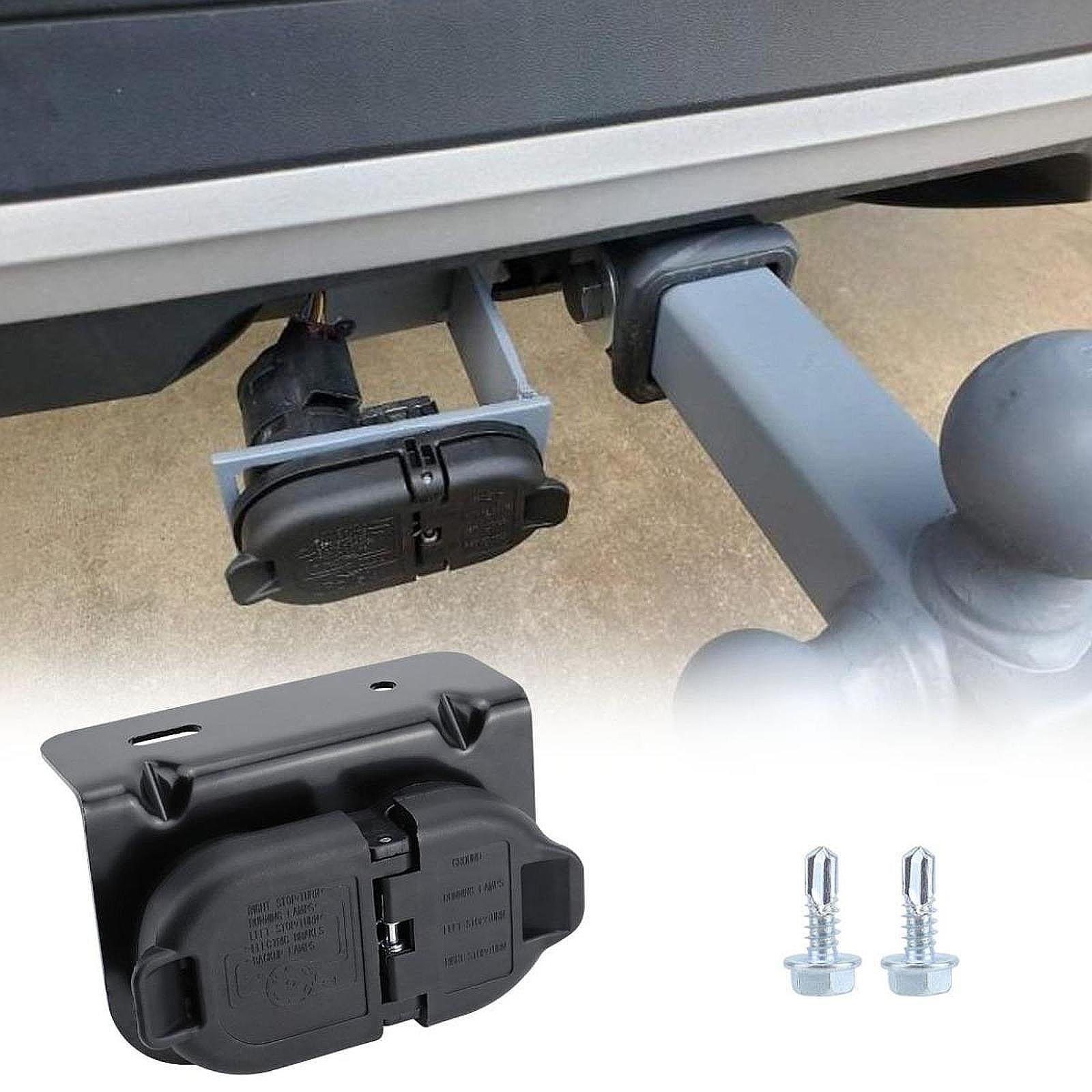 7 Way Trailer Tow Connector Accessory for Jeep Gladiator Wear Resistant
