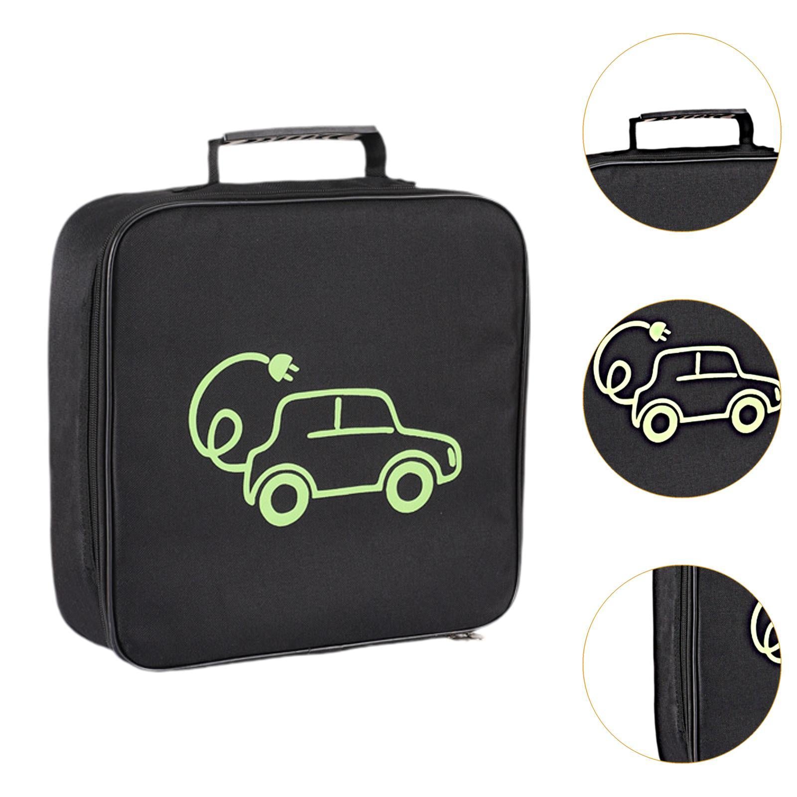 EV Cable Bag Storage Large Capacity Accessories for RV Connector Hoses 25cmx25cmx10cm
