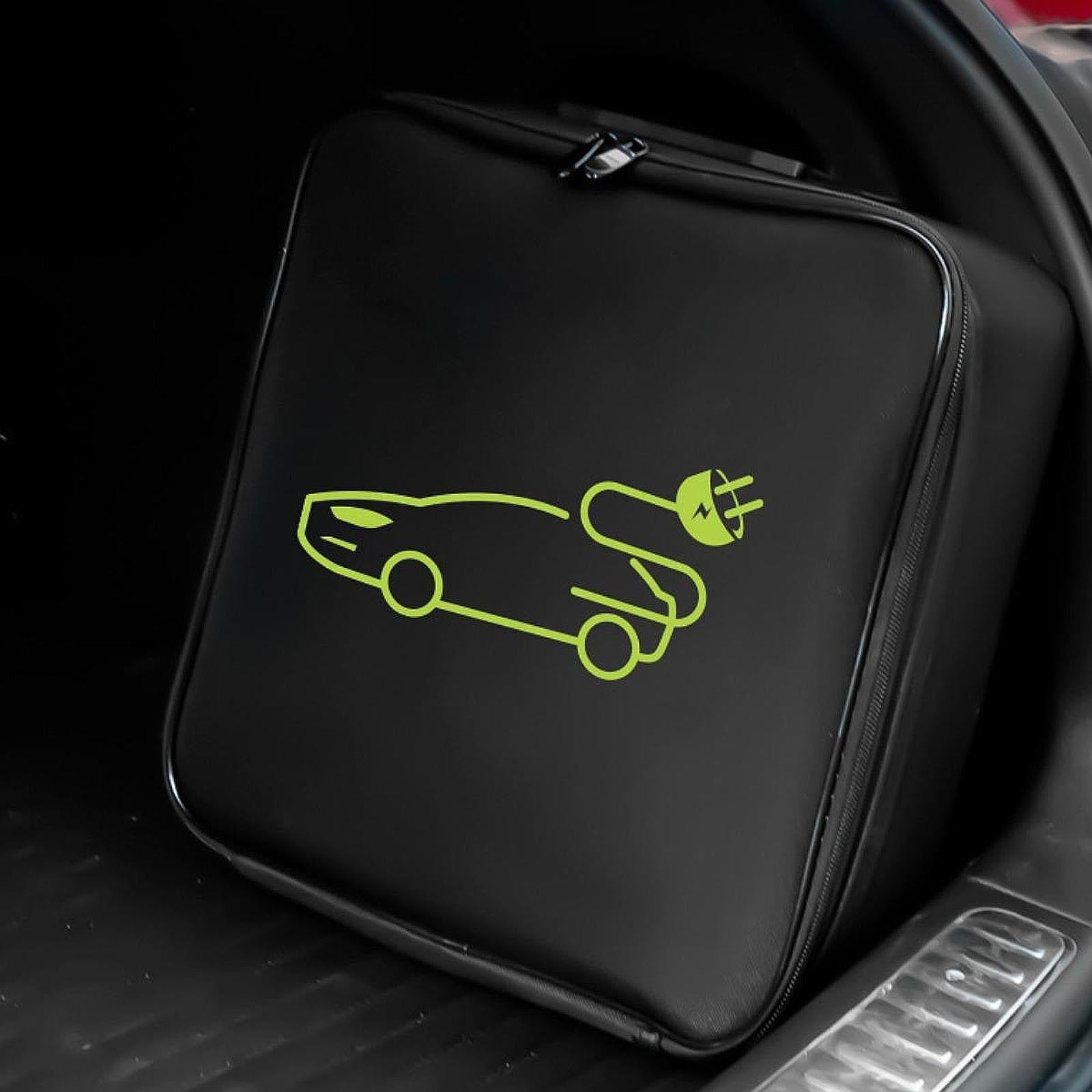 Jumper Cables Bag Portable EV Charger Cable Storage Organizer EV Cables Bag