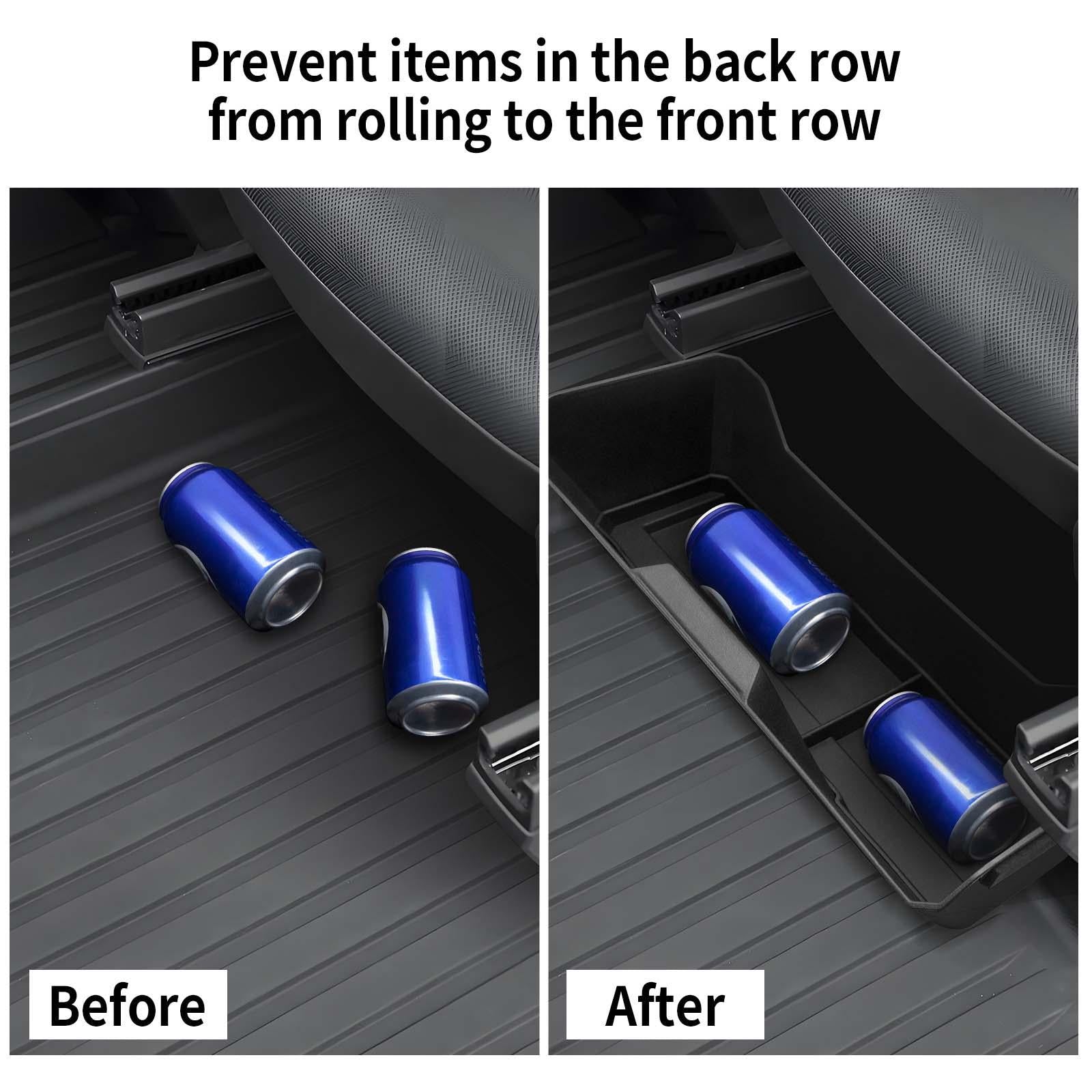 2 Pieces Car Under Seat Storage Box Large Capacity for Tesla Cybertruck