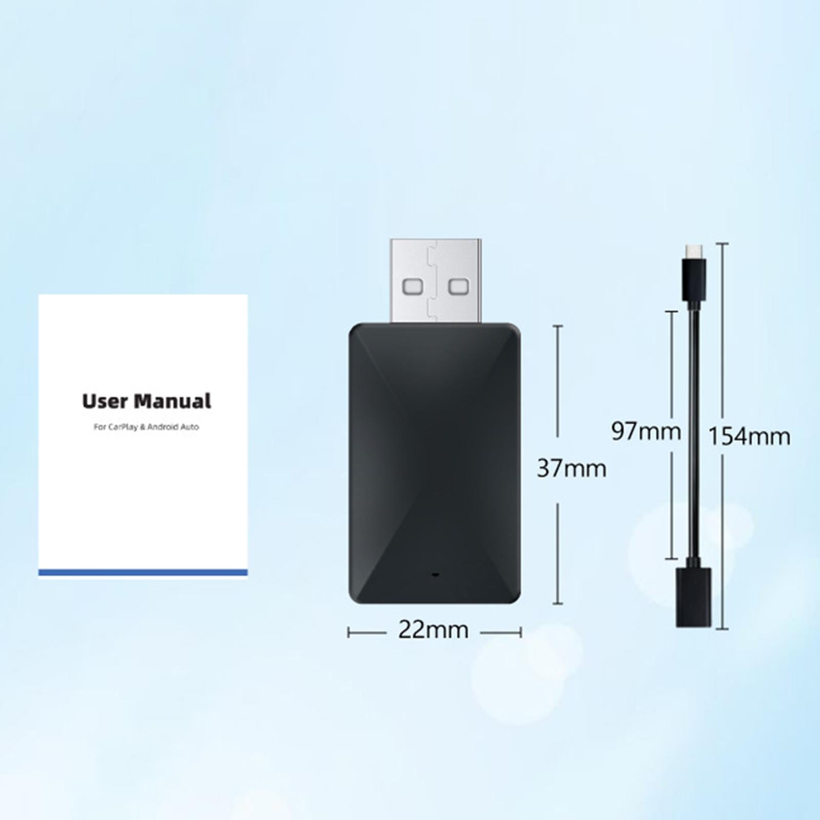Wireless Car and Phone Adapter Smart Connectivity Converts Wired to Wireless