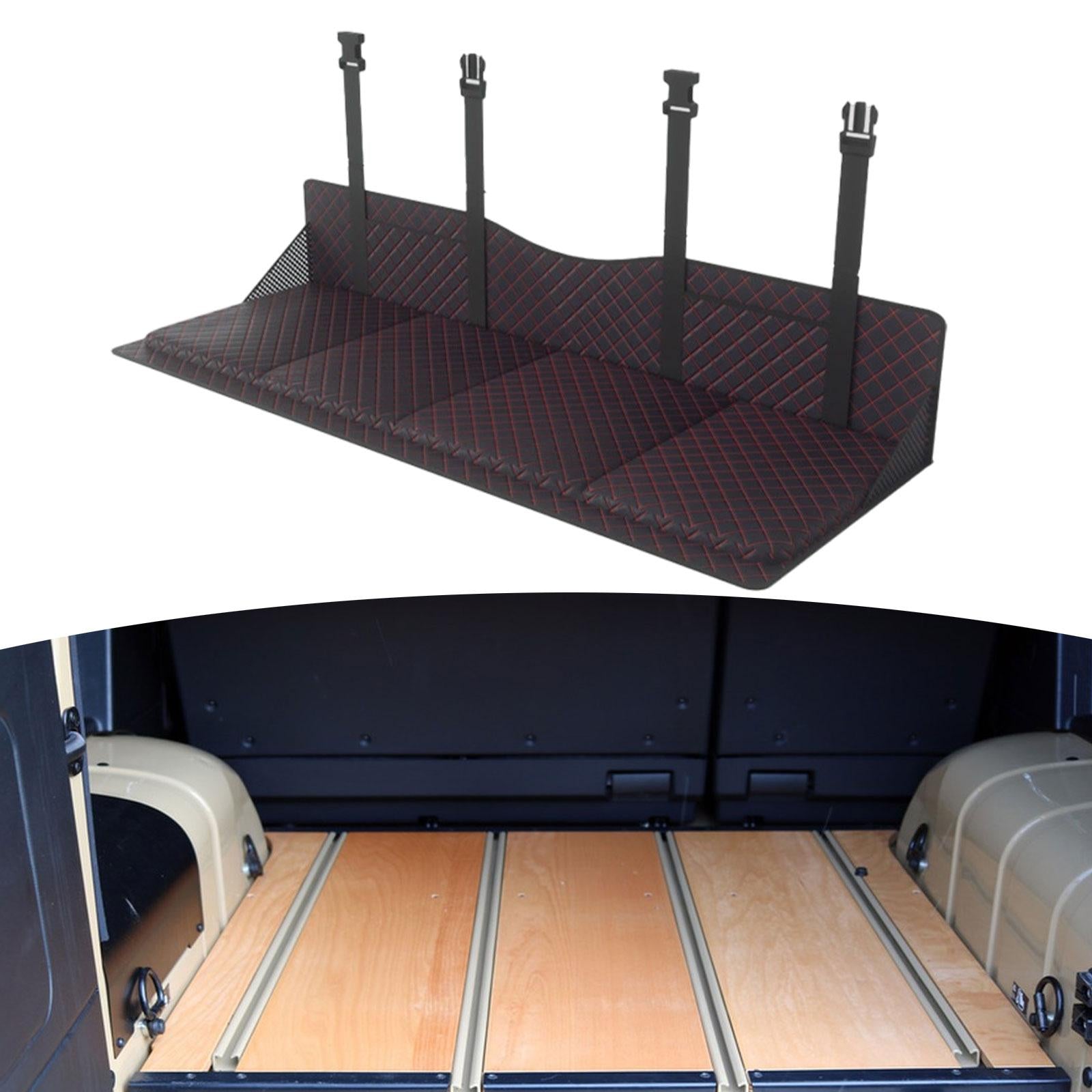 Car Rear Seat Mattress Extension Plate for Sleeping Foldable Simple Assembly Black