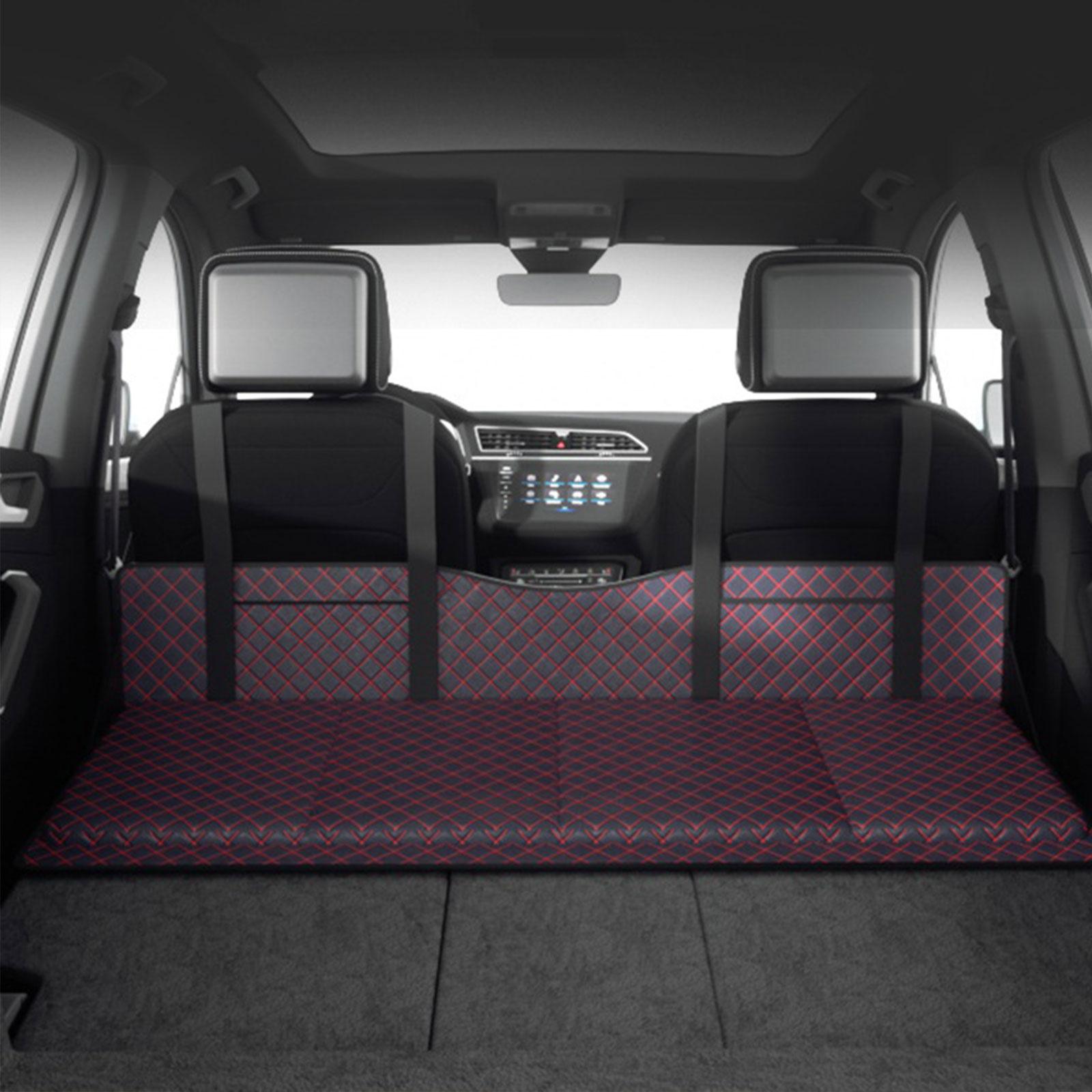 Car Rear Seat Mattress Extension Plate for Sleeping Foldable Simple Assembly Black