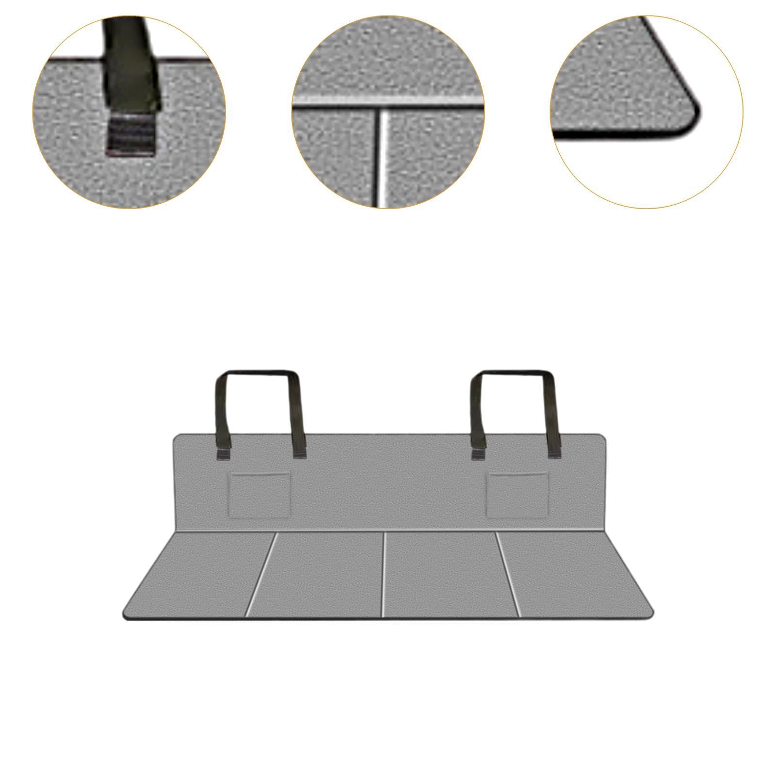 Car Back Seat Extender Plate for Sleeping Foldable Simple Assembly Accessory
