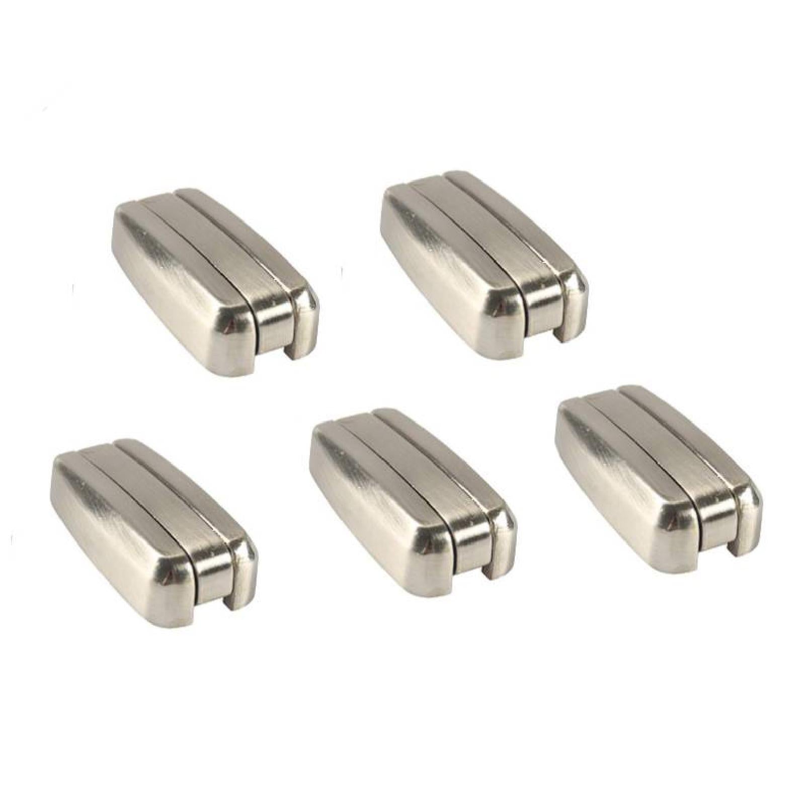 5Pcs Single Wall Hook Wall Mounted Ornament Gifts Sturdy Decorative Foldable Nickel