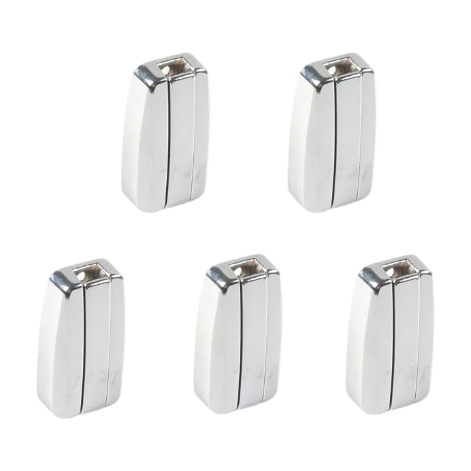 5Pcs Single Wall Hook Wall Mounted Ornament Gifts Sturdy Decorative Foldable Silver