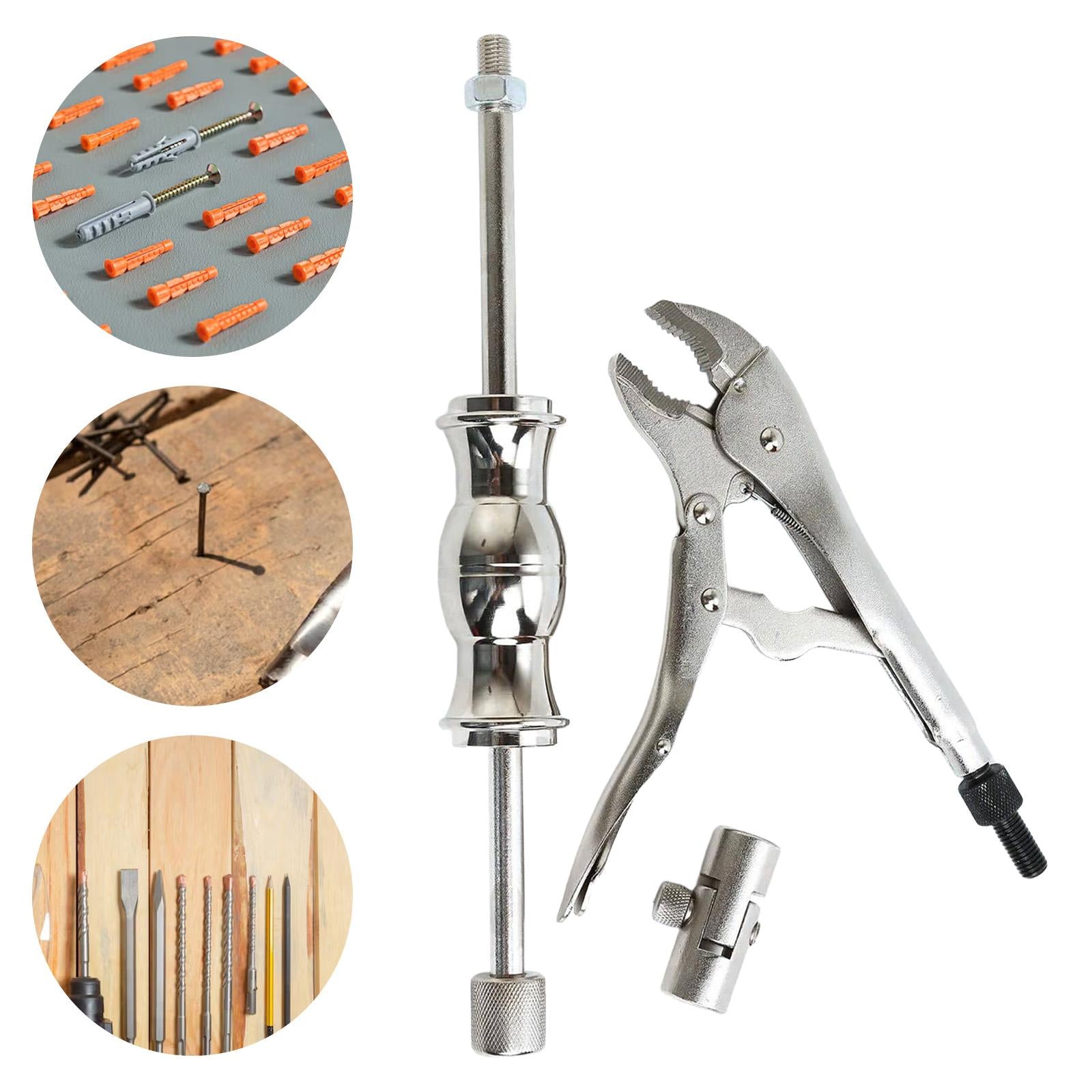 Slide Hammer Locking Plier Set Efficient Swivel Connector for Seal Bolt