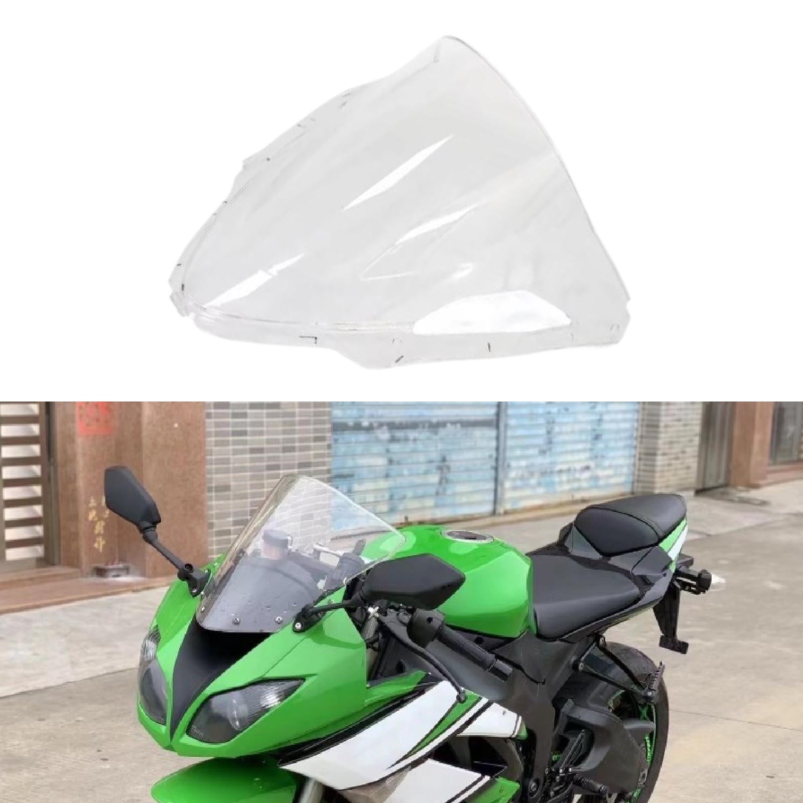 Motorcycle Windshield Replacement Wind Deflector for Kawasaki ZX6R 2024