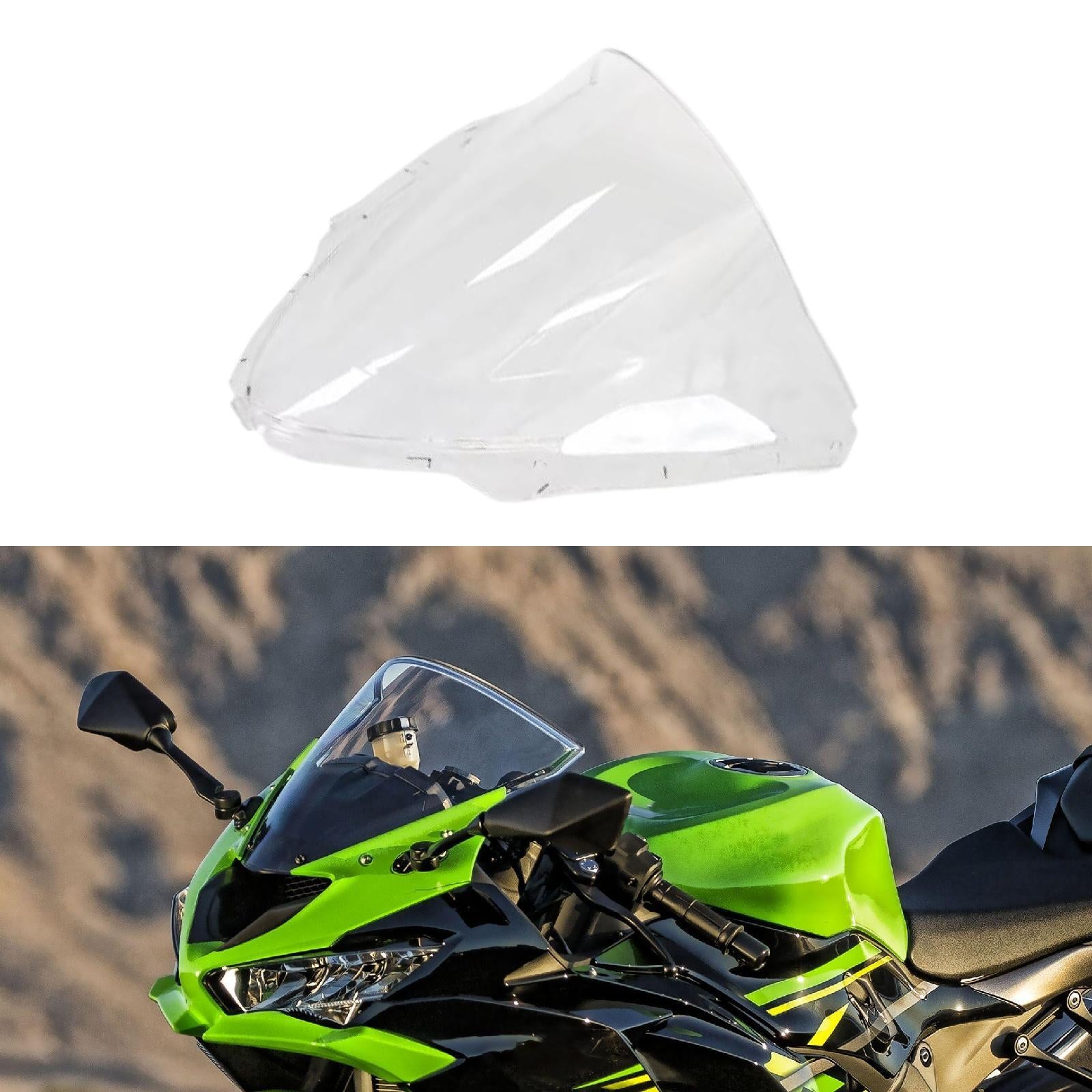 Motorcycle Windshield Replacement Wind Deflector for Kawasaki ZX6R 2024