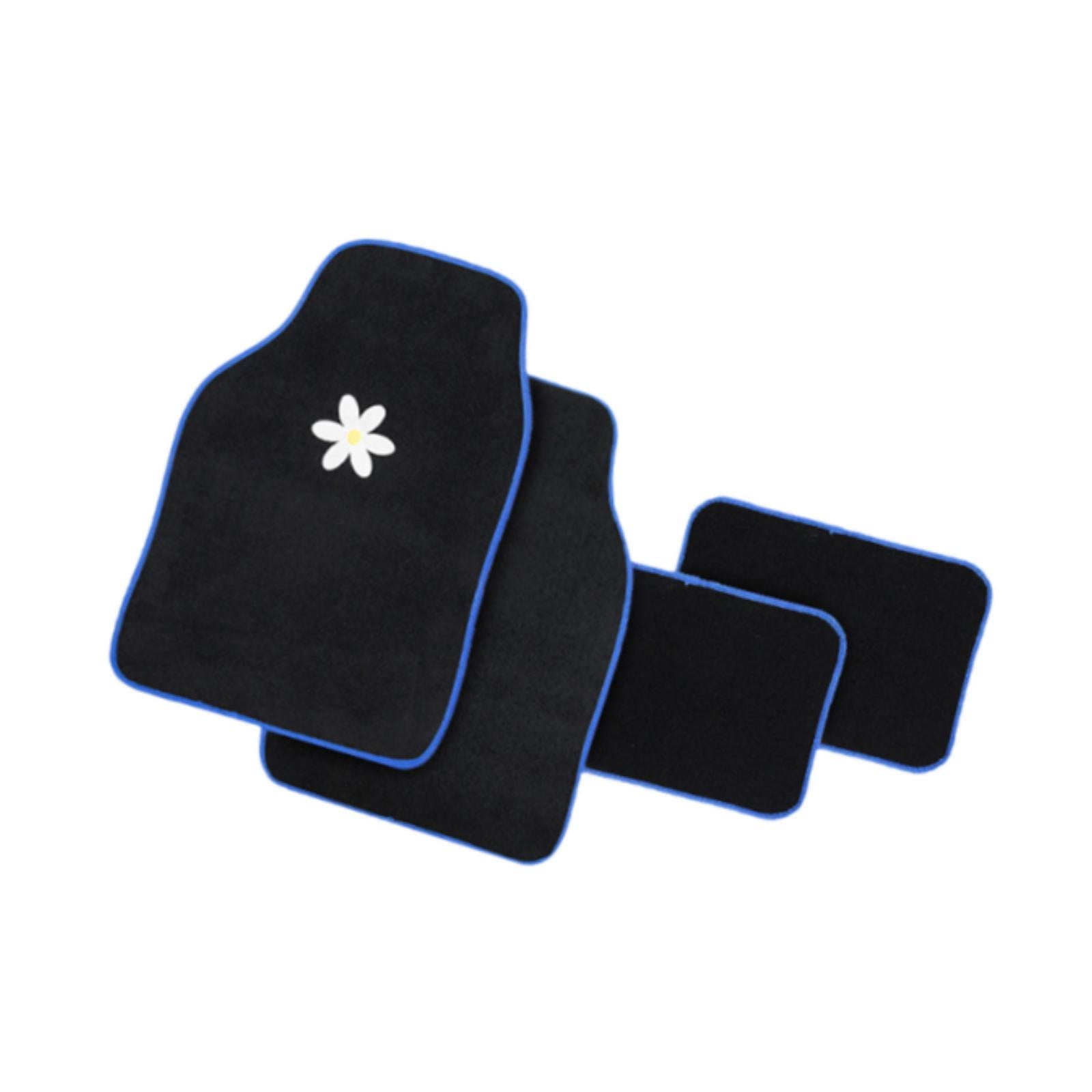 4x Generic Auto Floor Mats Soft Breathable Wear Resistant Portable Anti Slip