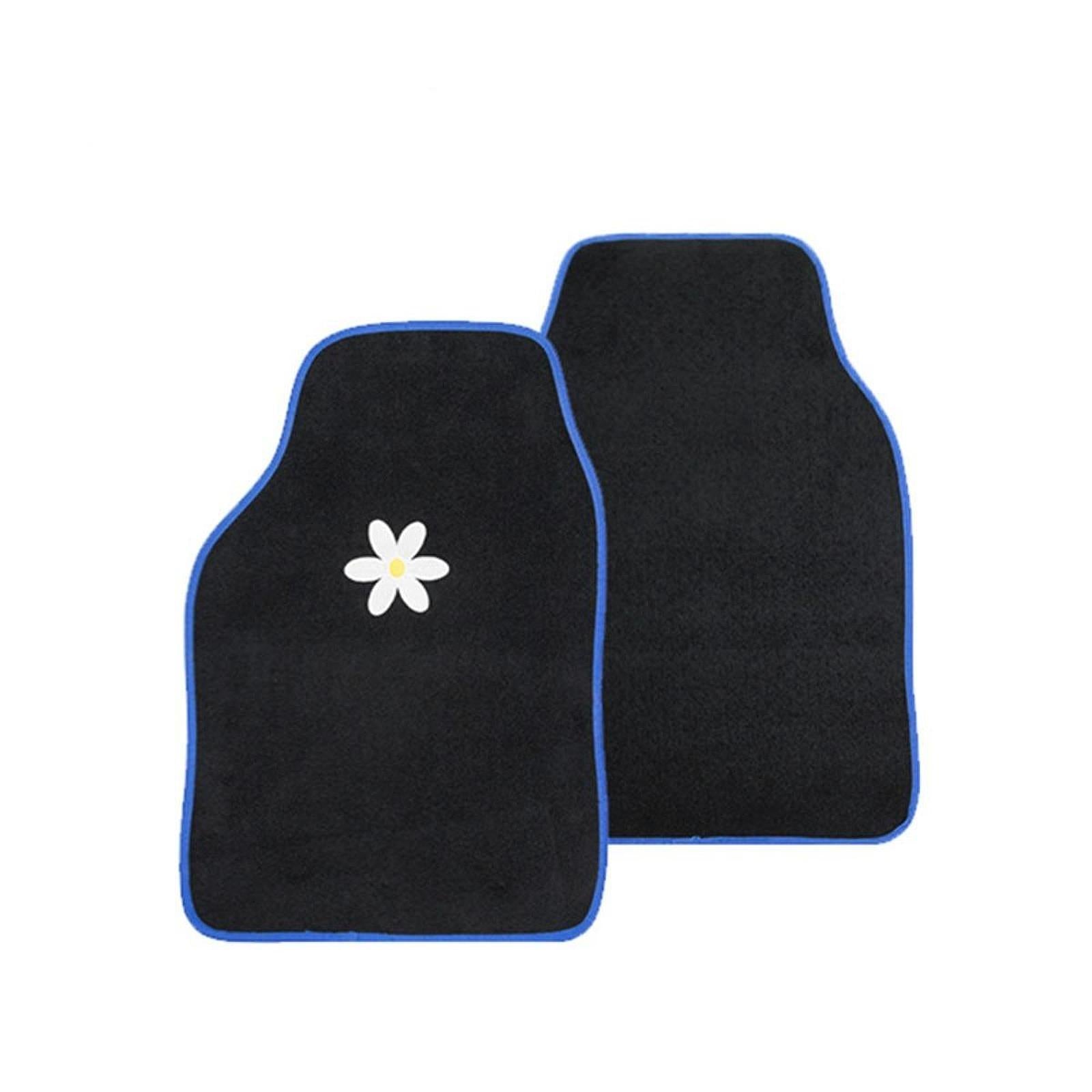 4x Generic Auto Floor Mats Soft Breathable Wear Resistant Portable Anti Slip